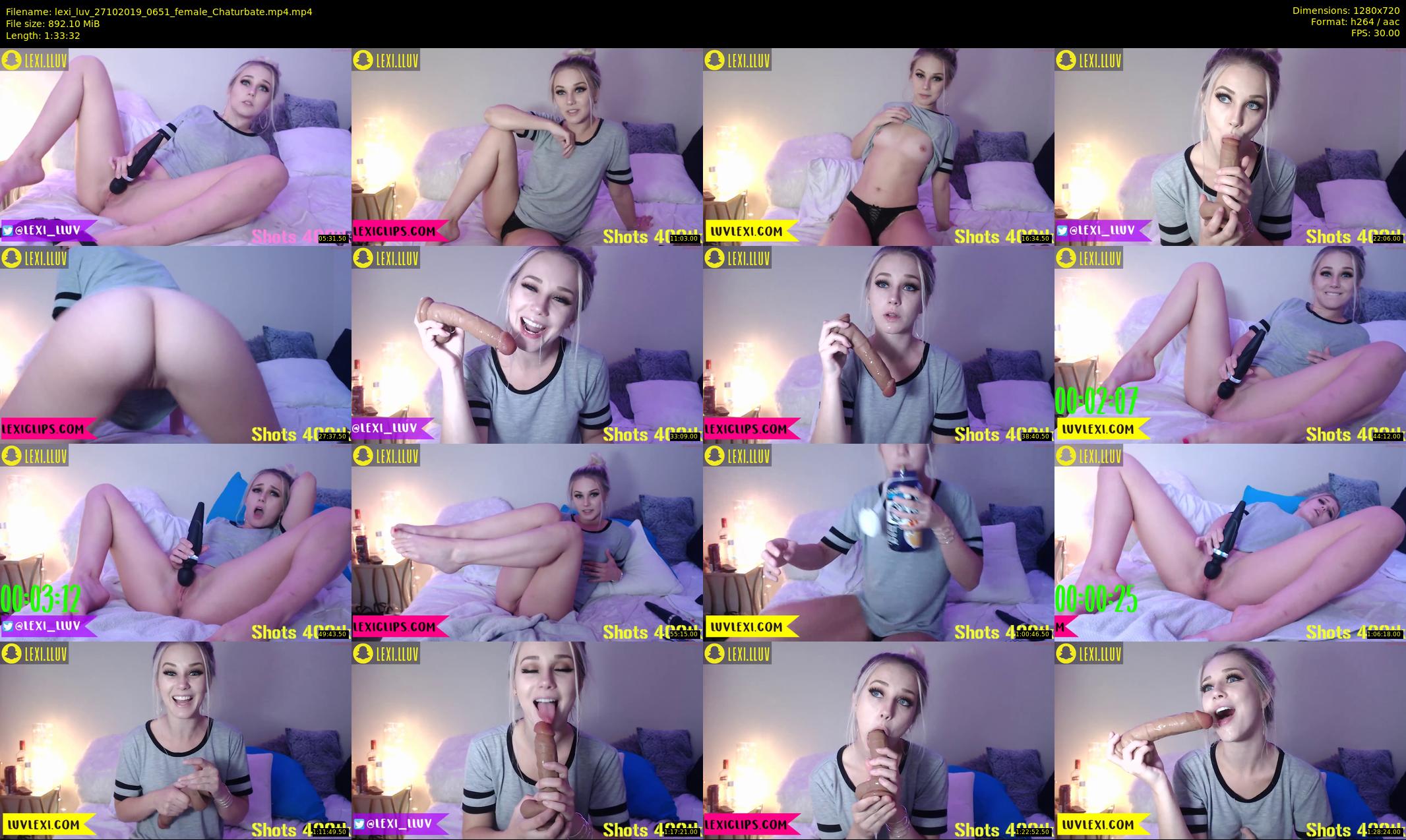 lexi_luv — 94 minute Chaturbate female cam show recording, 720p, Oct 27, 2019