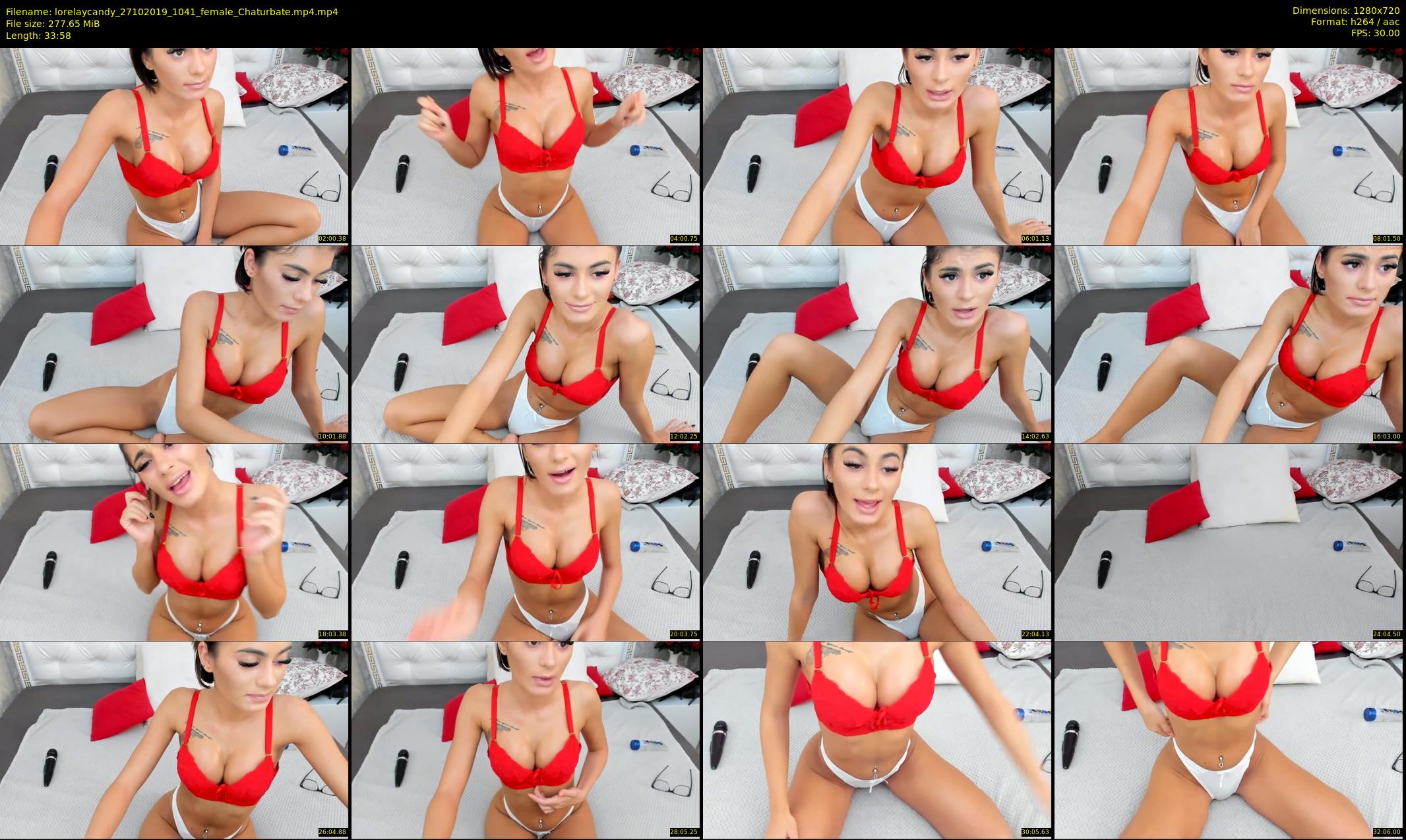 lorelaycandy — 34 minute Chaturbate female cam show recording, 720p, Oct 27, 2019