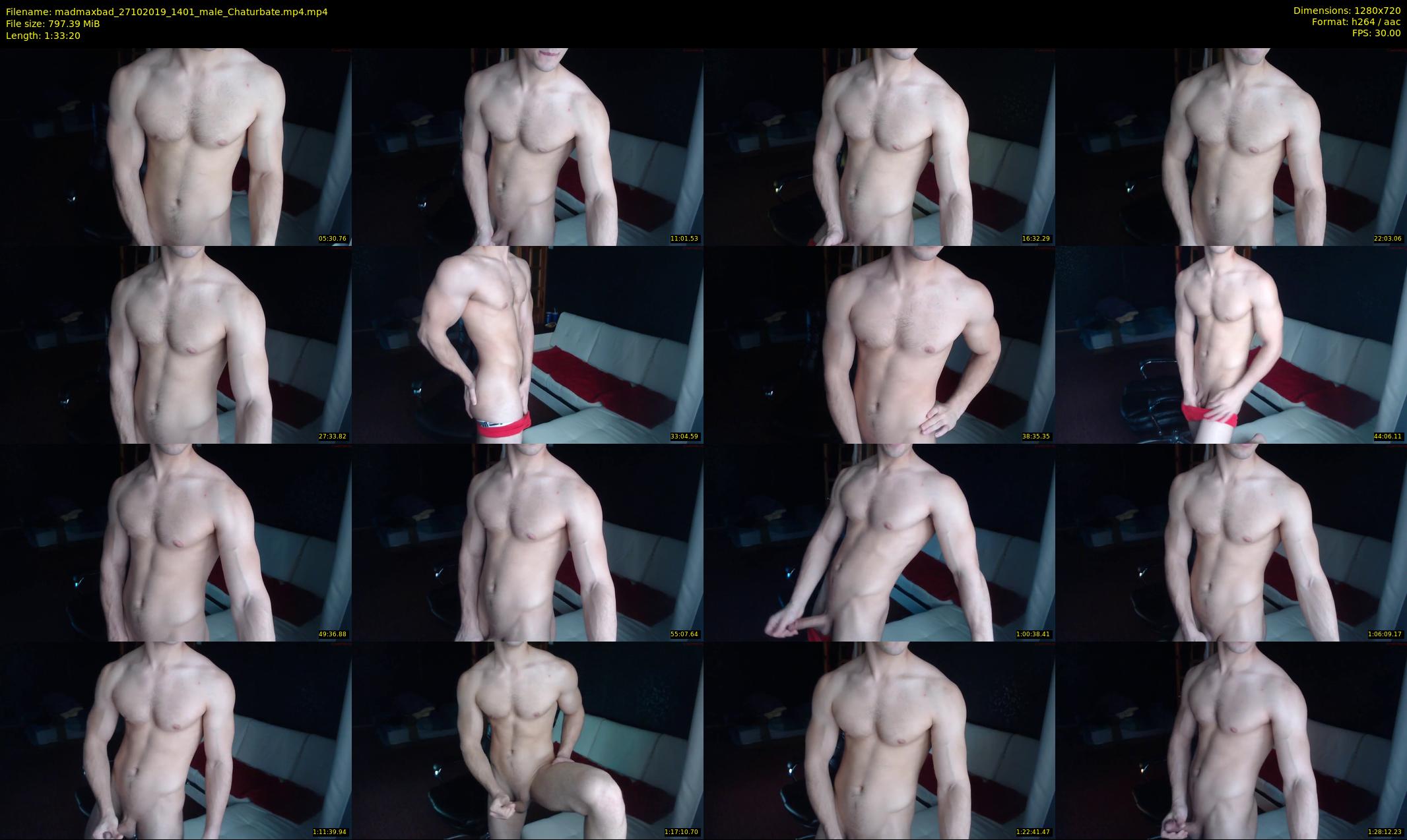 madmaxbad — 94 minute Chaturbate male cam show recording, 720p, Oct 27, 2019