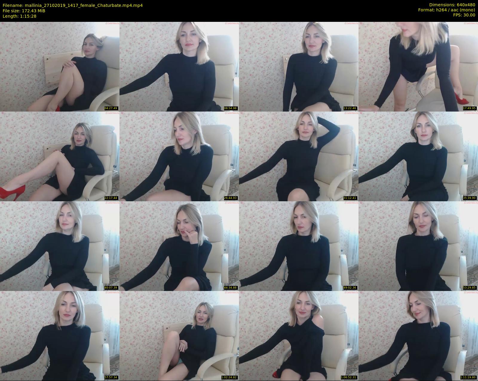 mallinia — 76 minute Chaturbate female cam show recording, 480p, Oct 27, 2019