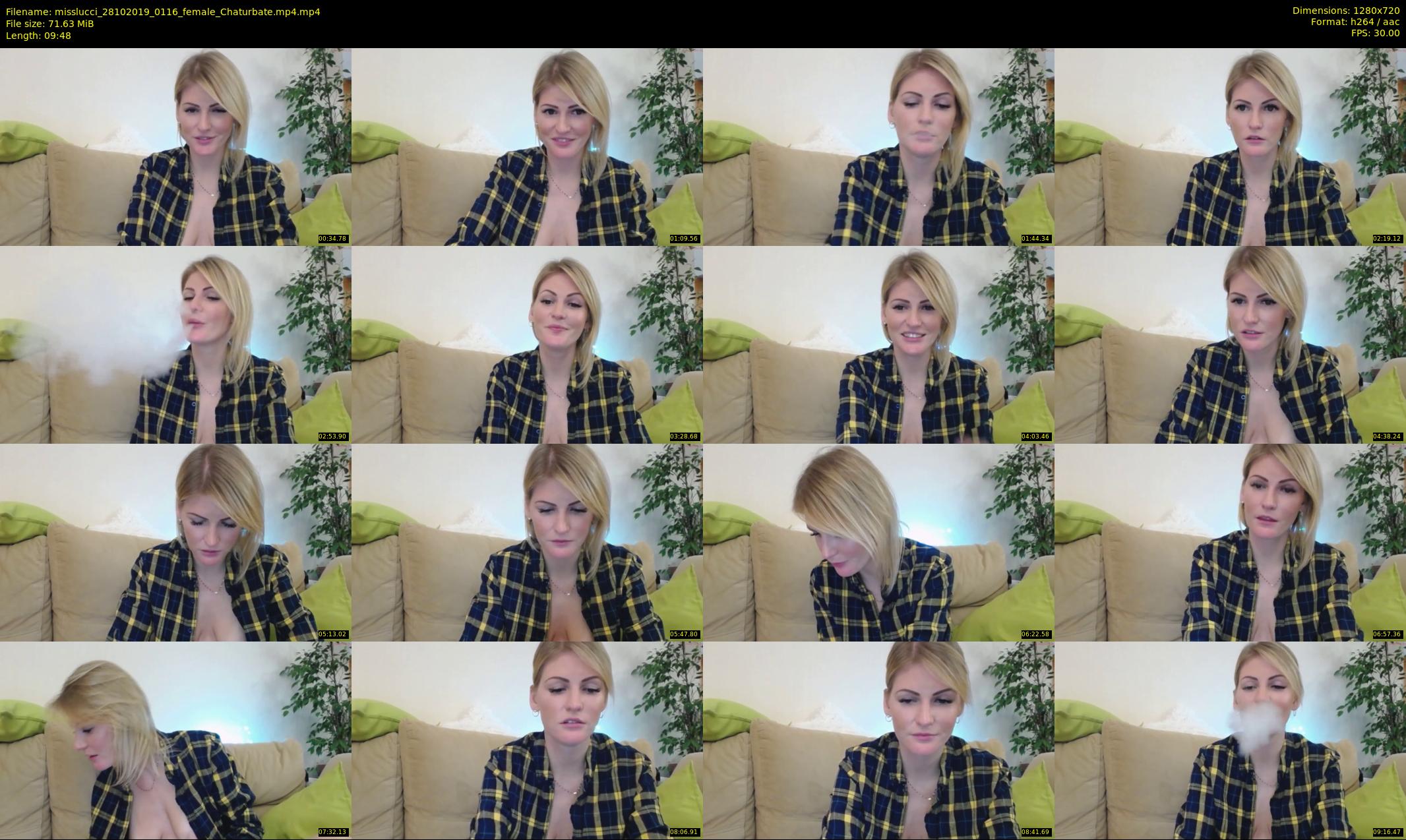 misslucci — 10 minute Chaturbate female cam show recording, 720p, Oct 28, 2019