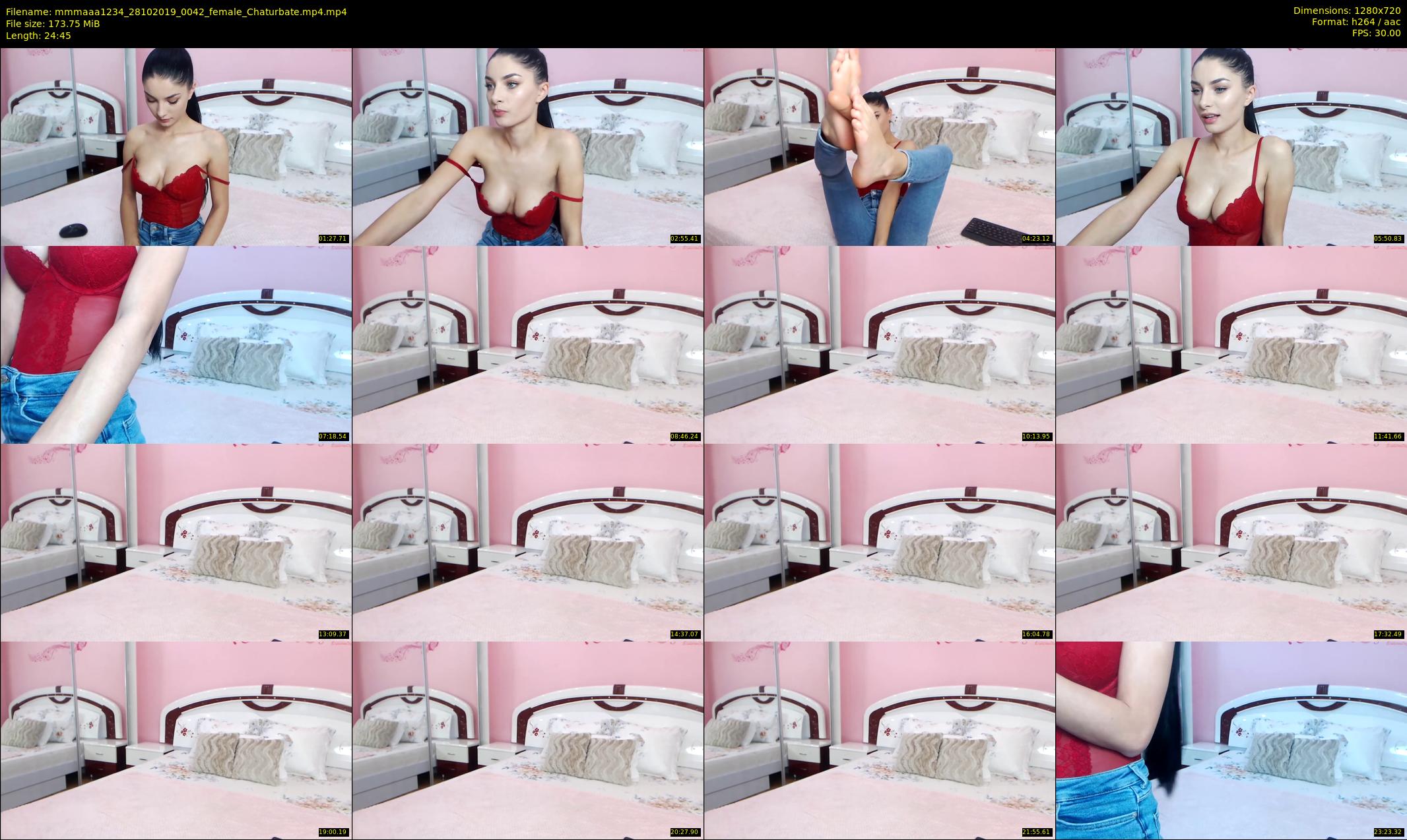mmmaaa1234 — 25 minute Chaturbate female cam show recording, 720p, Oct 28, 2019