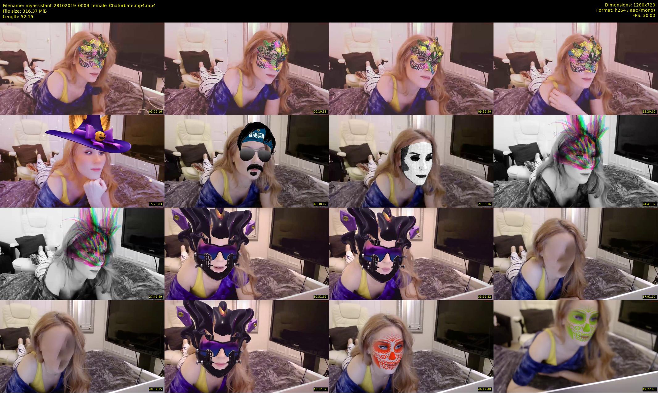 myassistant — 53 minute Chaturbate female cam show recording, 720p, Oct 28, 2019