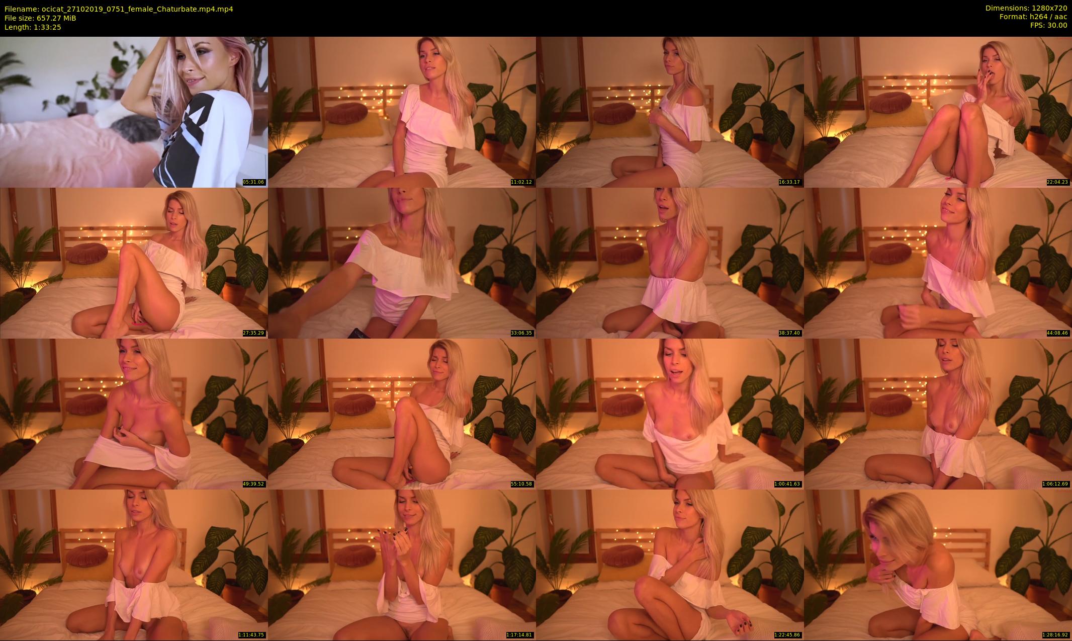 ocicat — 94 minute Chaturbate female cam show recording, 720p, Oct 27, 2019