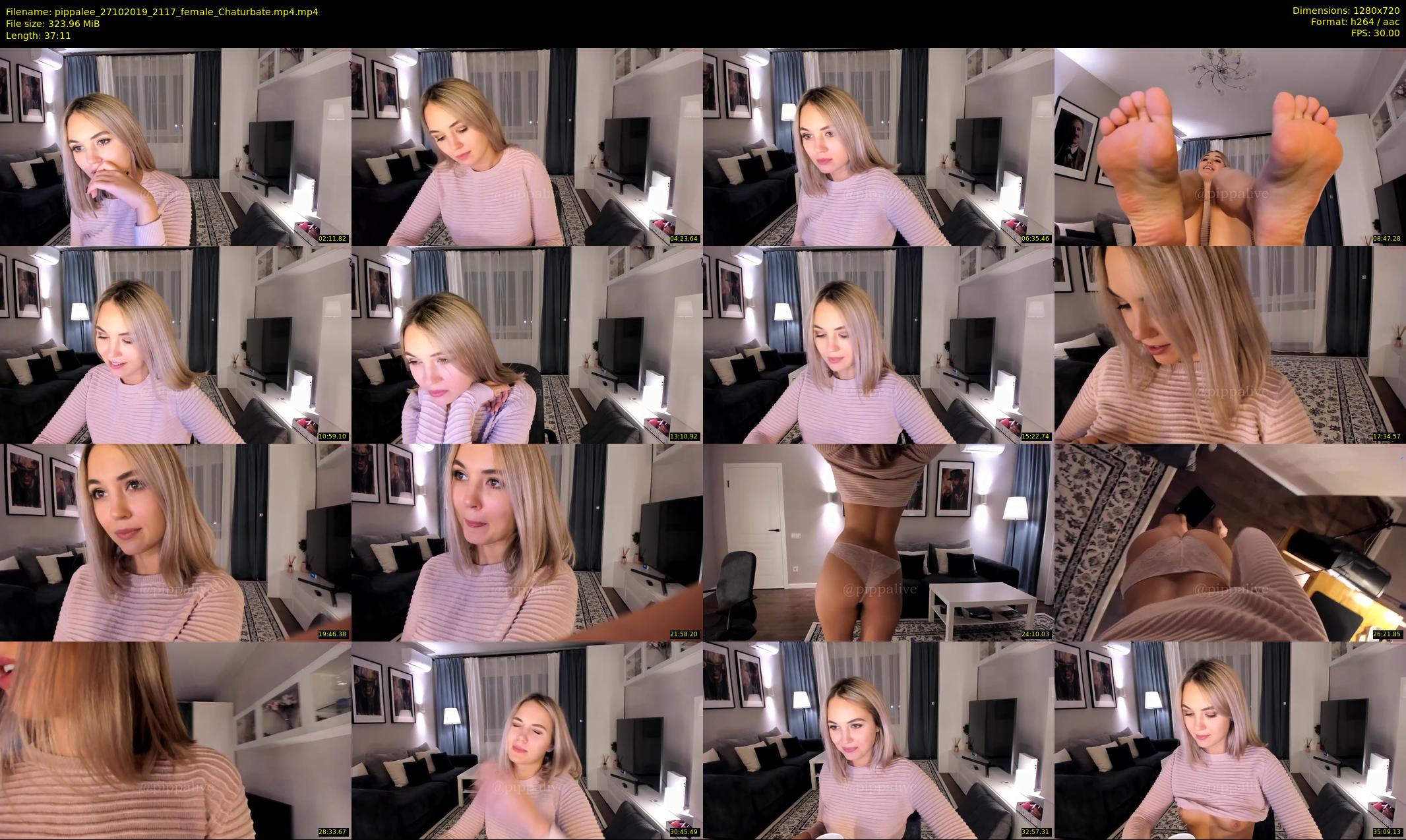 pippalee — 38 minute Chaturbate female cam show recording, 720p, Oct 27, 2019