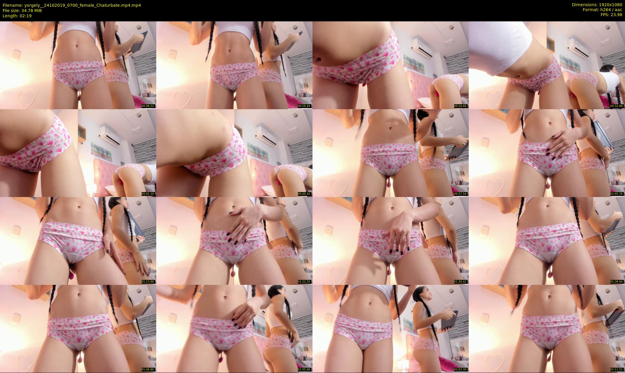 yorgely_ — 3 minute Chaturbate female cam show recording, 1080p, Oct 24, 2019