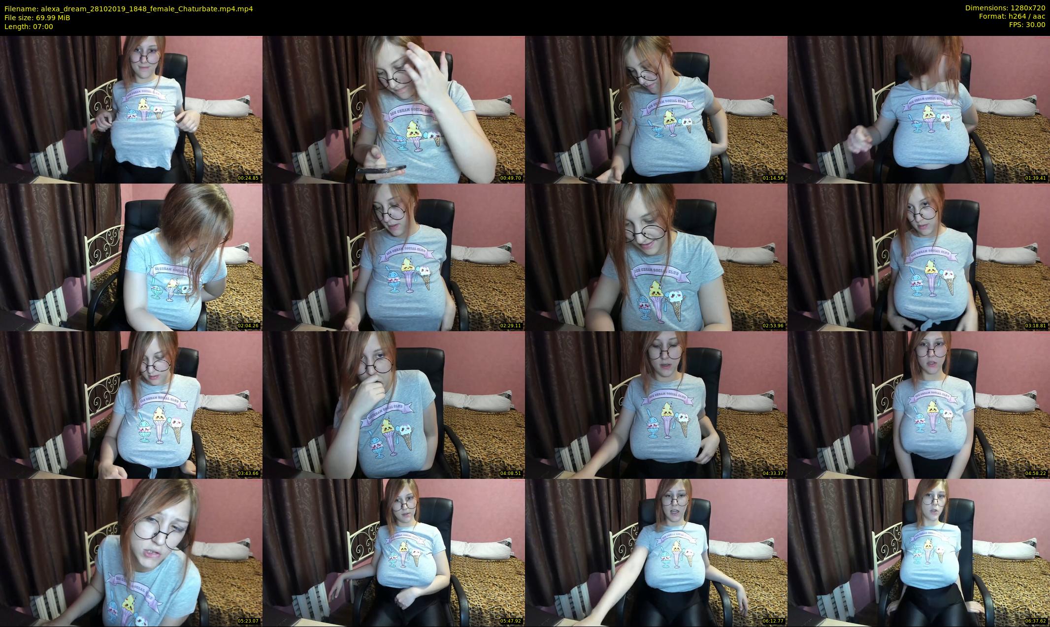alexa_dream — 7 minute Chaturbate female cam show recording, 720p, Oct 28, 2019