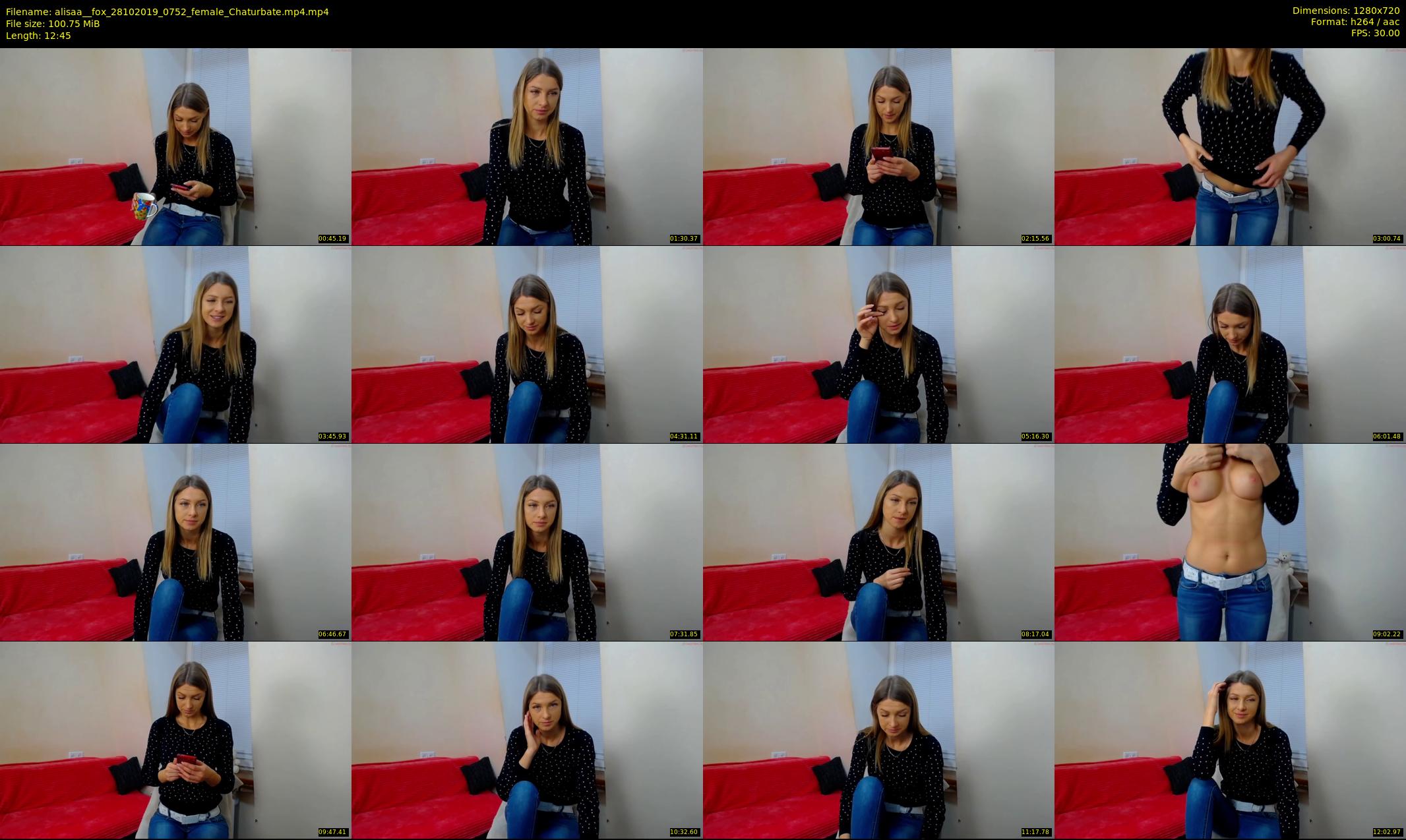 alisaa__fox — 13 minute Chaturbate female cam show recording, 720p, Oct 28, 2019
