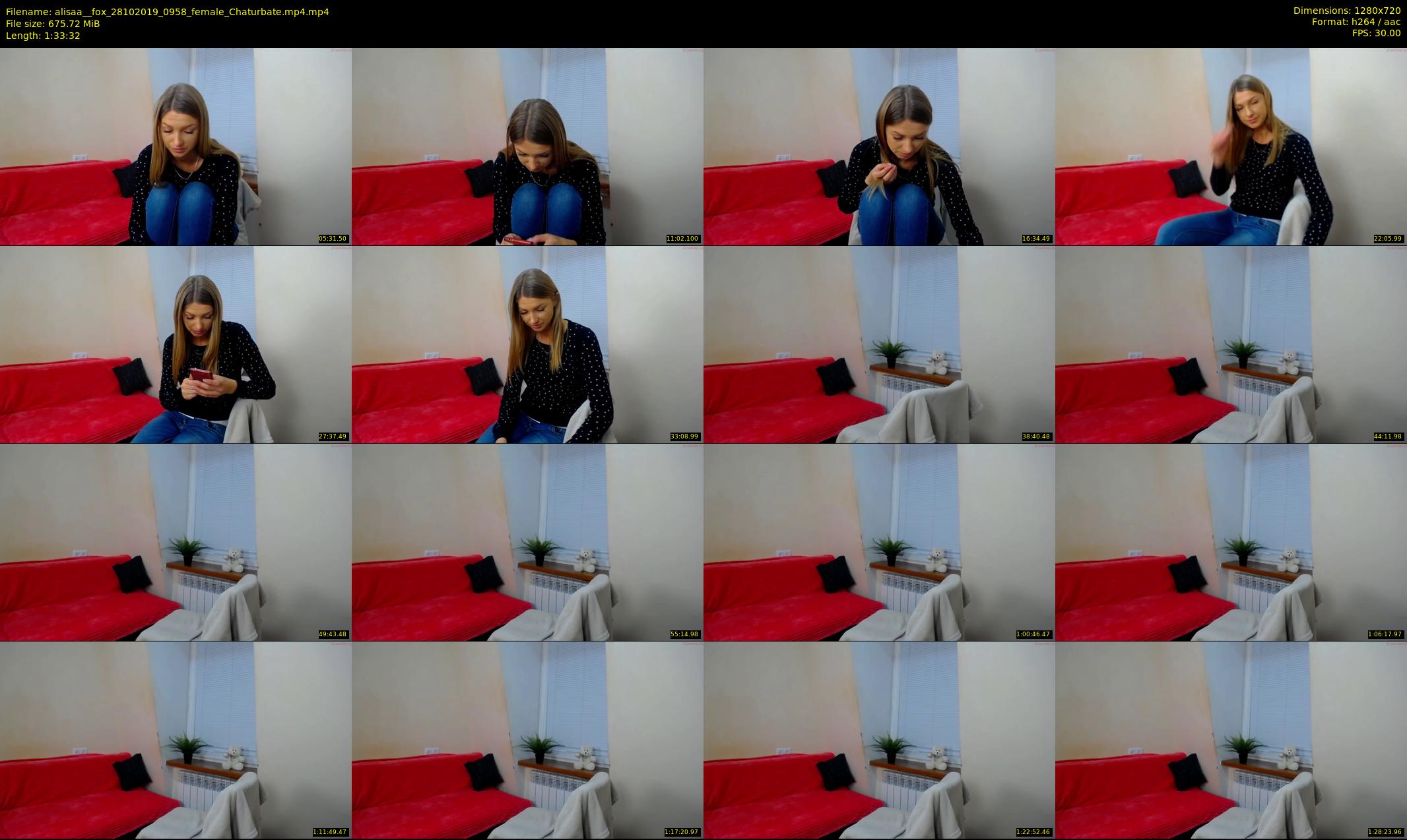 alisaa__fox — 94 minute Chaturbate female cam show recording, 720p, Oct 28, 2019