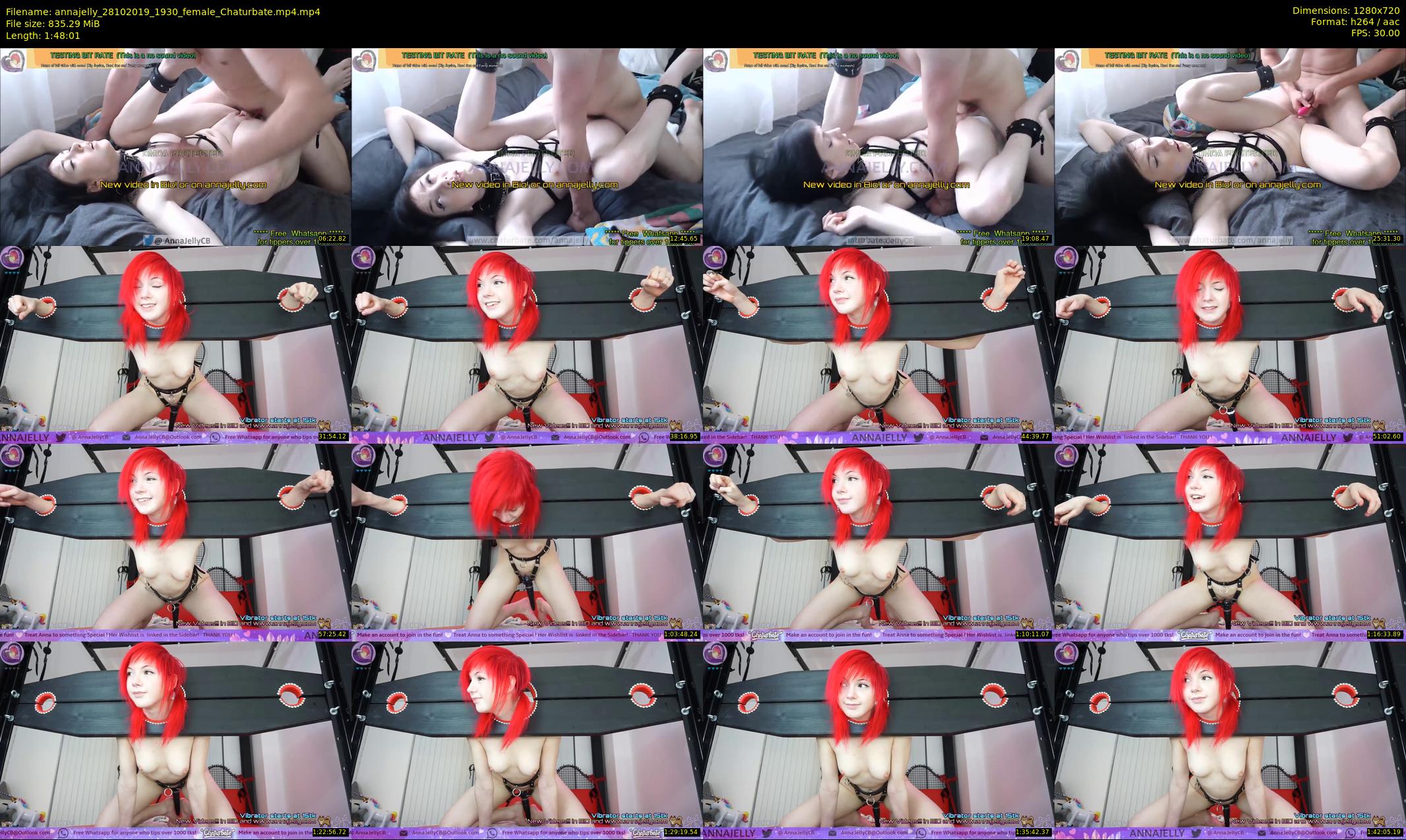 annajelly — 109 minute Chaturbate couple cam show recording, 720p, Oct 28, 2019