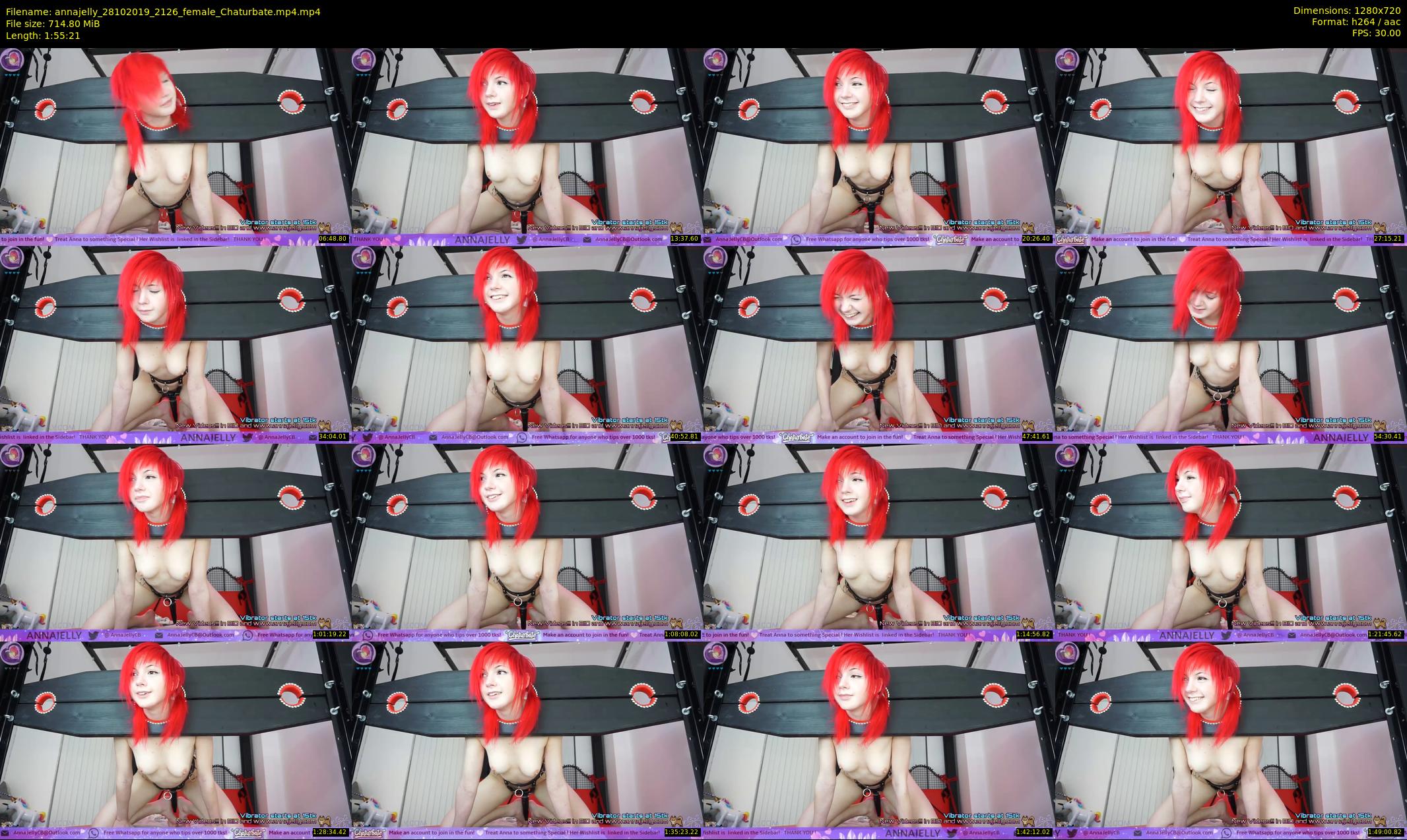 annajelly — 116 minute Chaturbate couple cam show recording, 720p, Oct 28, 2019