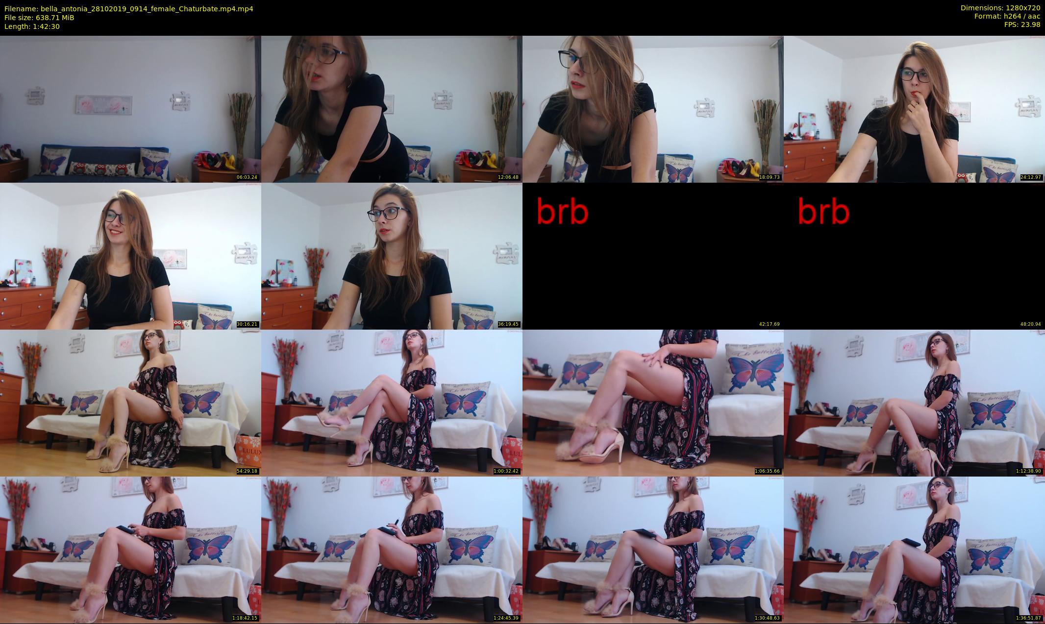 bella_antonia — 103 minute Chaturbate female cam show recording, 720p, Oct 28, 2019