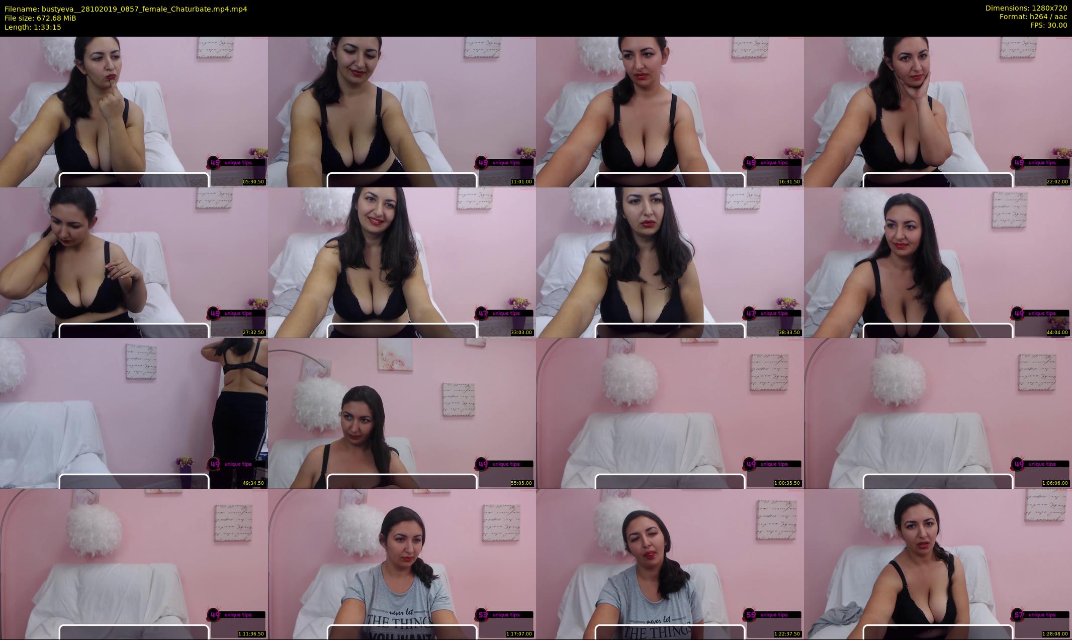 bustyeva_ — 94 minute Chaturbate female cam show recording, 720p, Oct 28, 2019