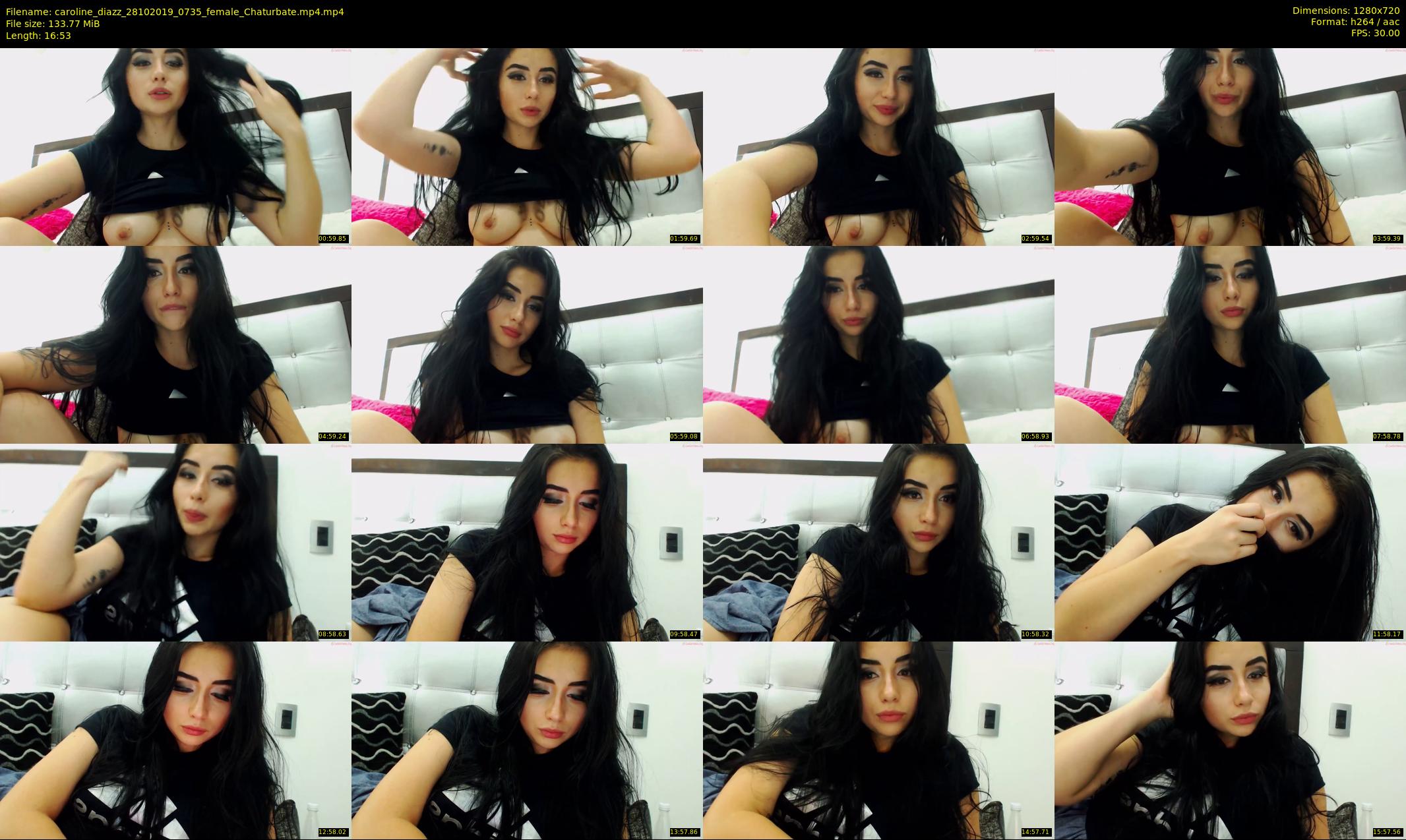 caroline_diazz — 17 minute Chaturbate female cam show recording, 720p, Oct 28, 2019