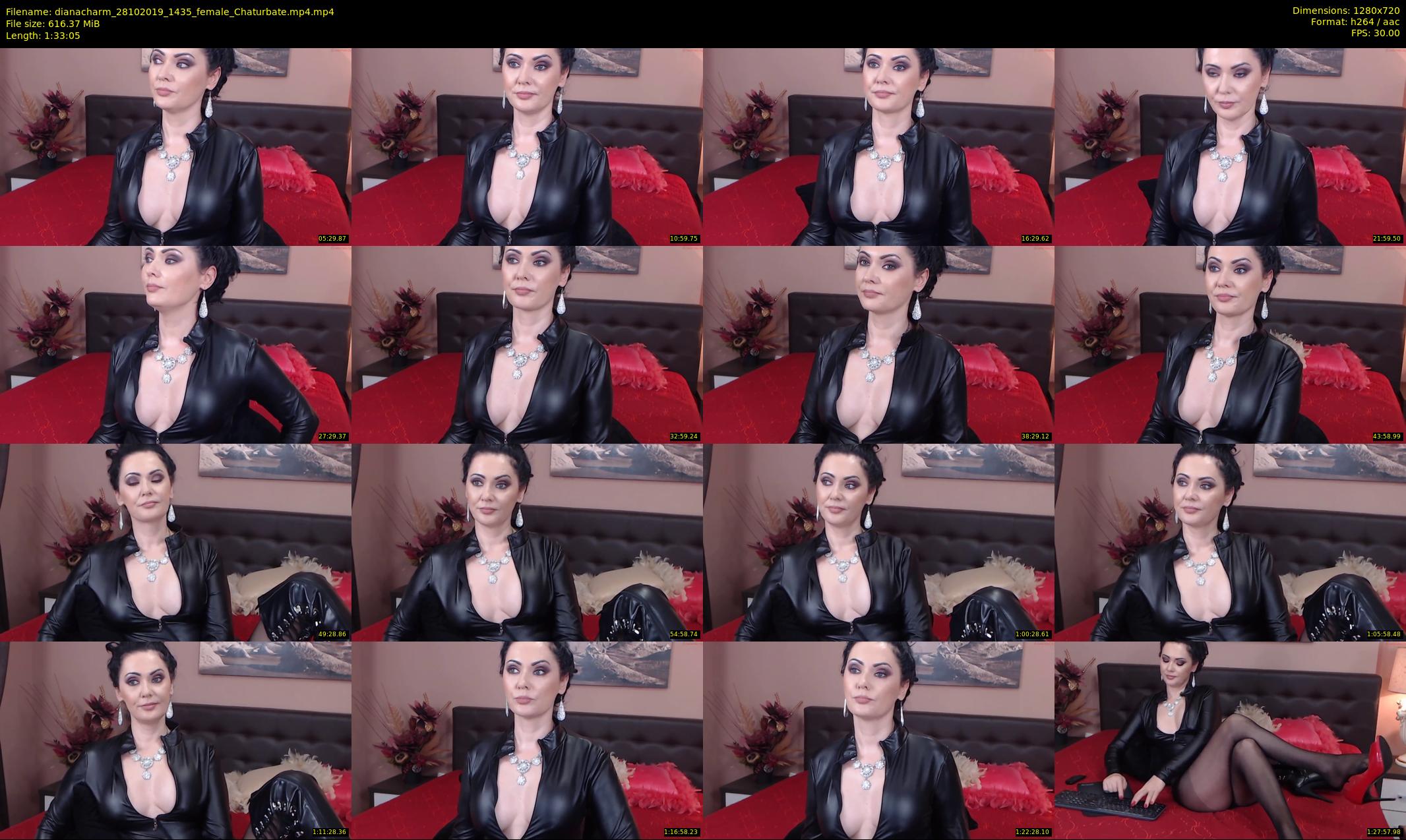 dianacharm — 94 minute Chaturbate female cam show recording, 720p, Oct 28, 2019