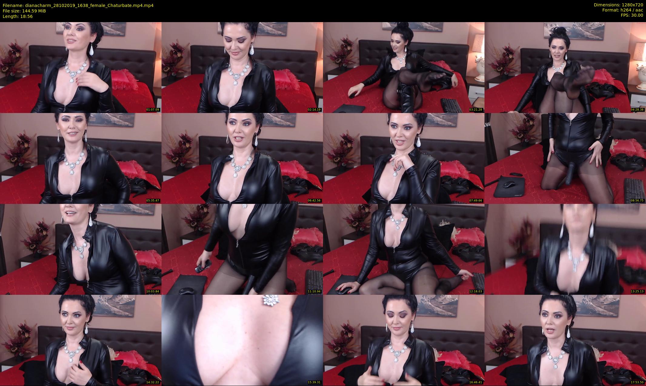 dianacharm — 19 minute Chaturbate female cam show recording, 720p, Oct 28, 2019