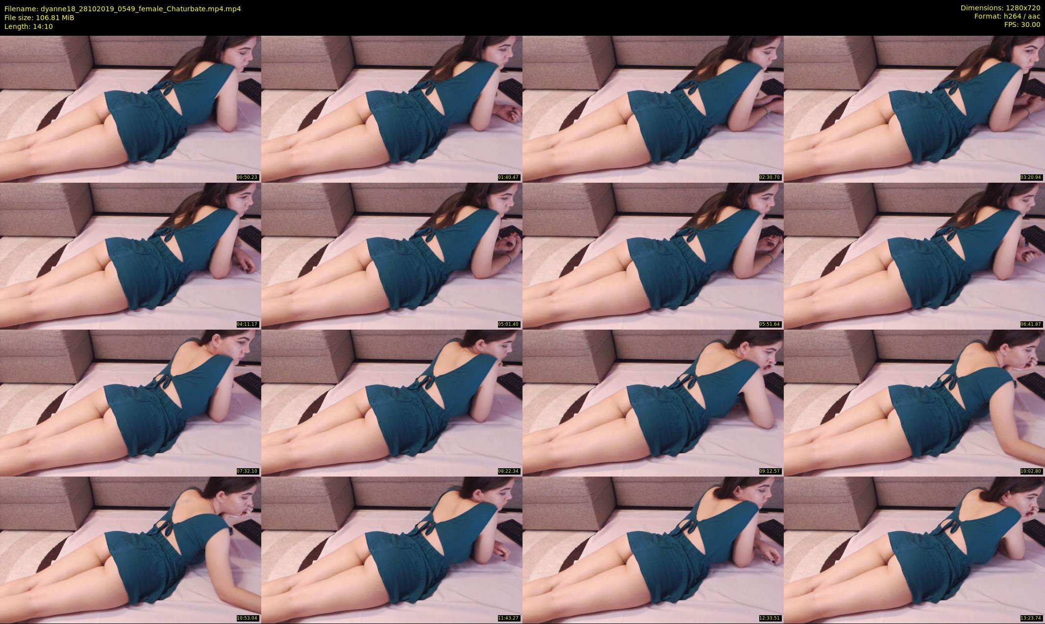 dyanne18 — 15 minute Chaturbate female cam show recording, 720p, Oct 28, 2019