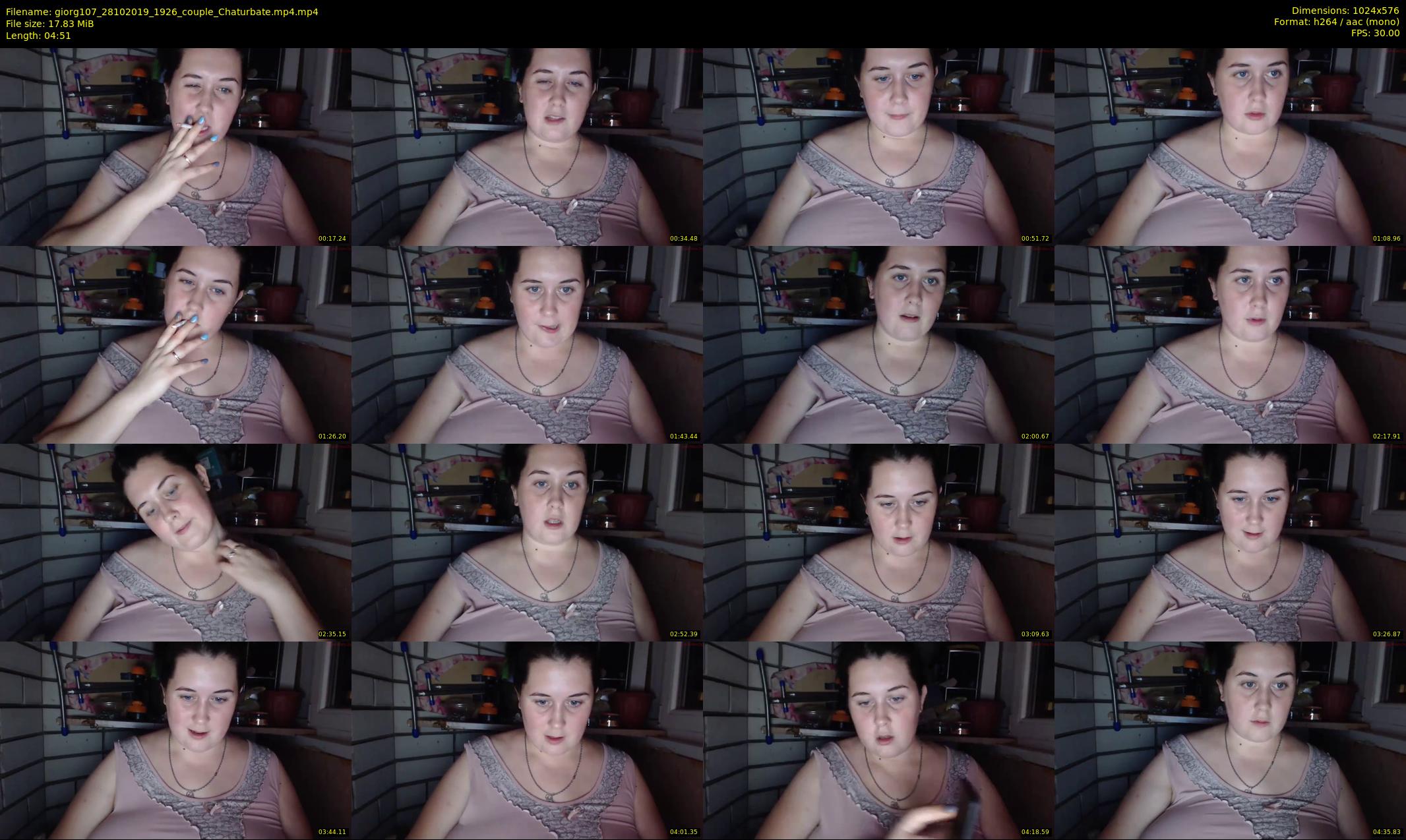 giorg107 — 5 minute Chaturbate couple cam show recording, 480p, Oct 28, 2019