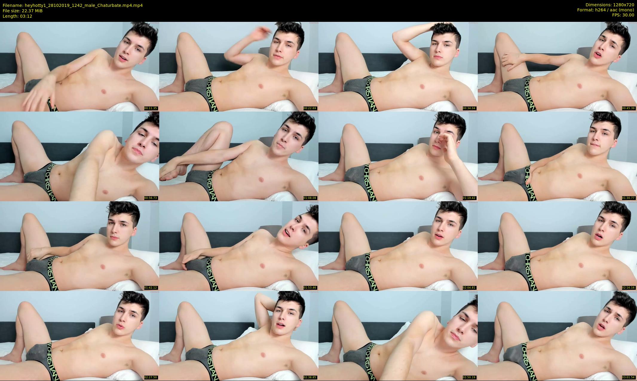 heyhotty1 — 4 minute Chaturbate male cam show recording, 720p, Oct 28, 2019