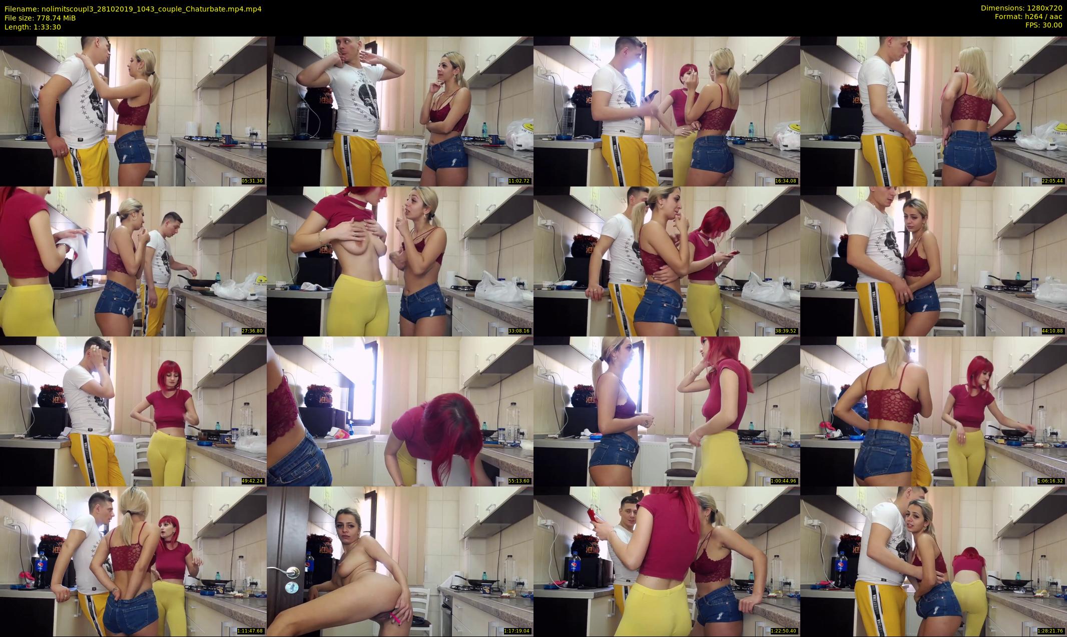 nolimitscoupl3 — 94 minute Chaturbate couple cam show recording, 720p, Oct 28, 2019
