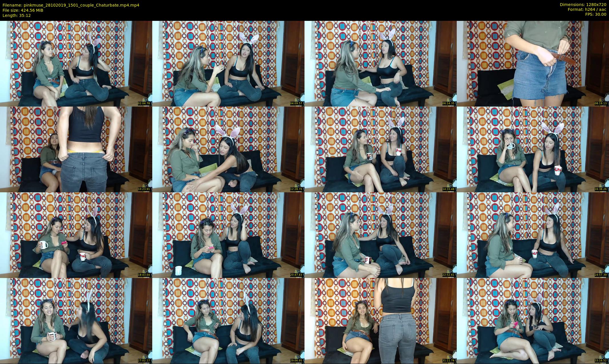 pinkmuse — 36 minute Chaturbate couple cam show recording, 720p, Oct 28, 2019