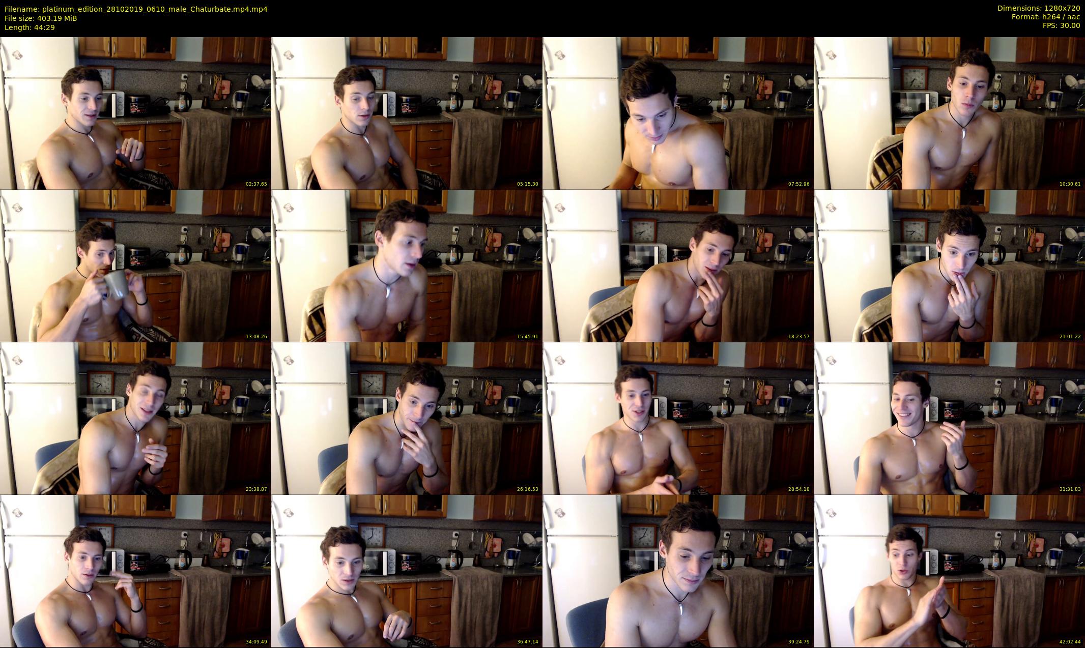 platinum_edition — 45 minute Chaturbate male cam show recording, 720p, Oct 28, 2019