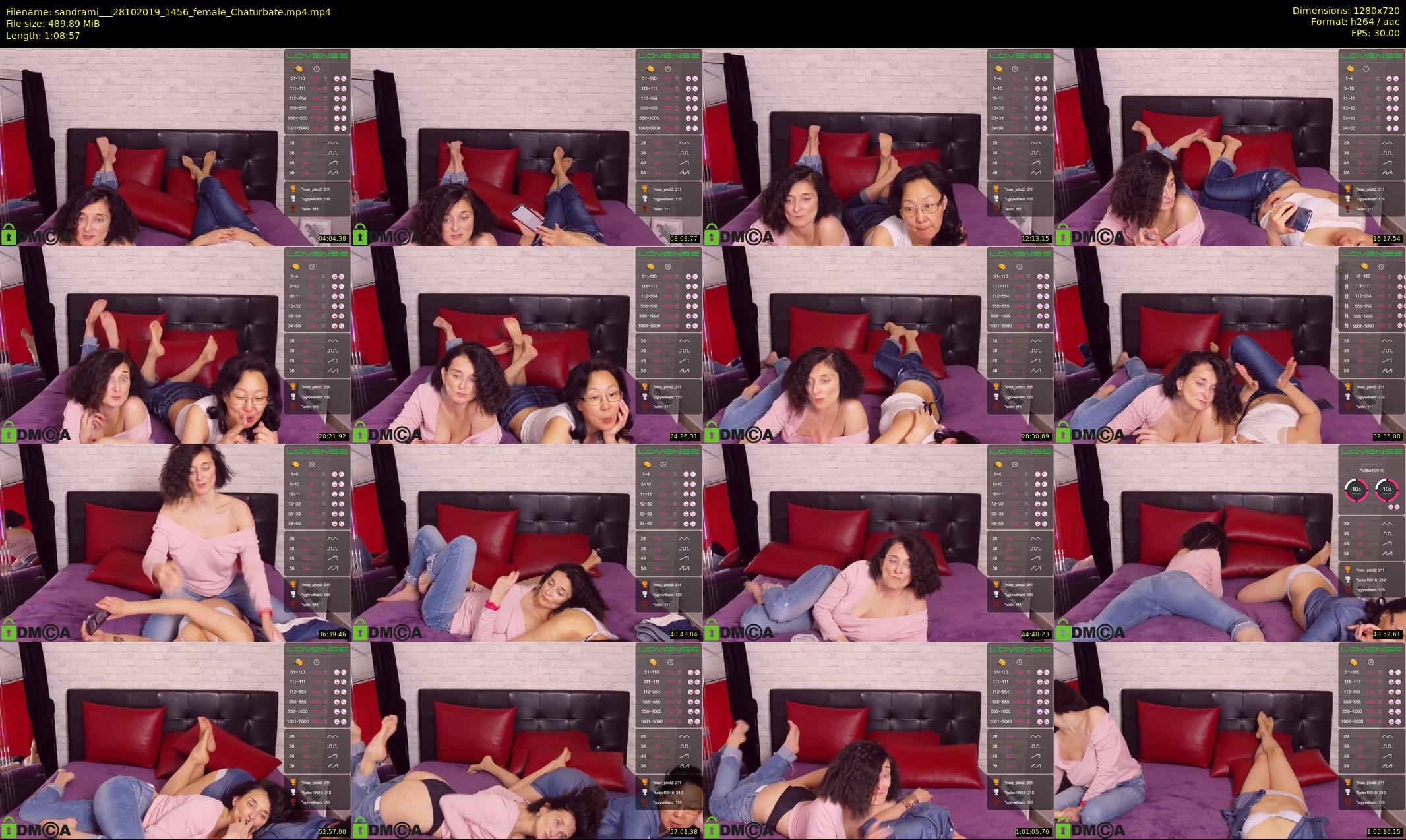 sandrami__ — 69 minute Chaturbate female cam show recording, 720p, Oct 28, 2019