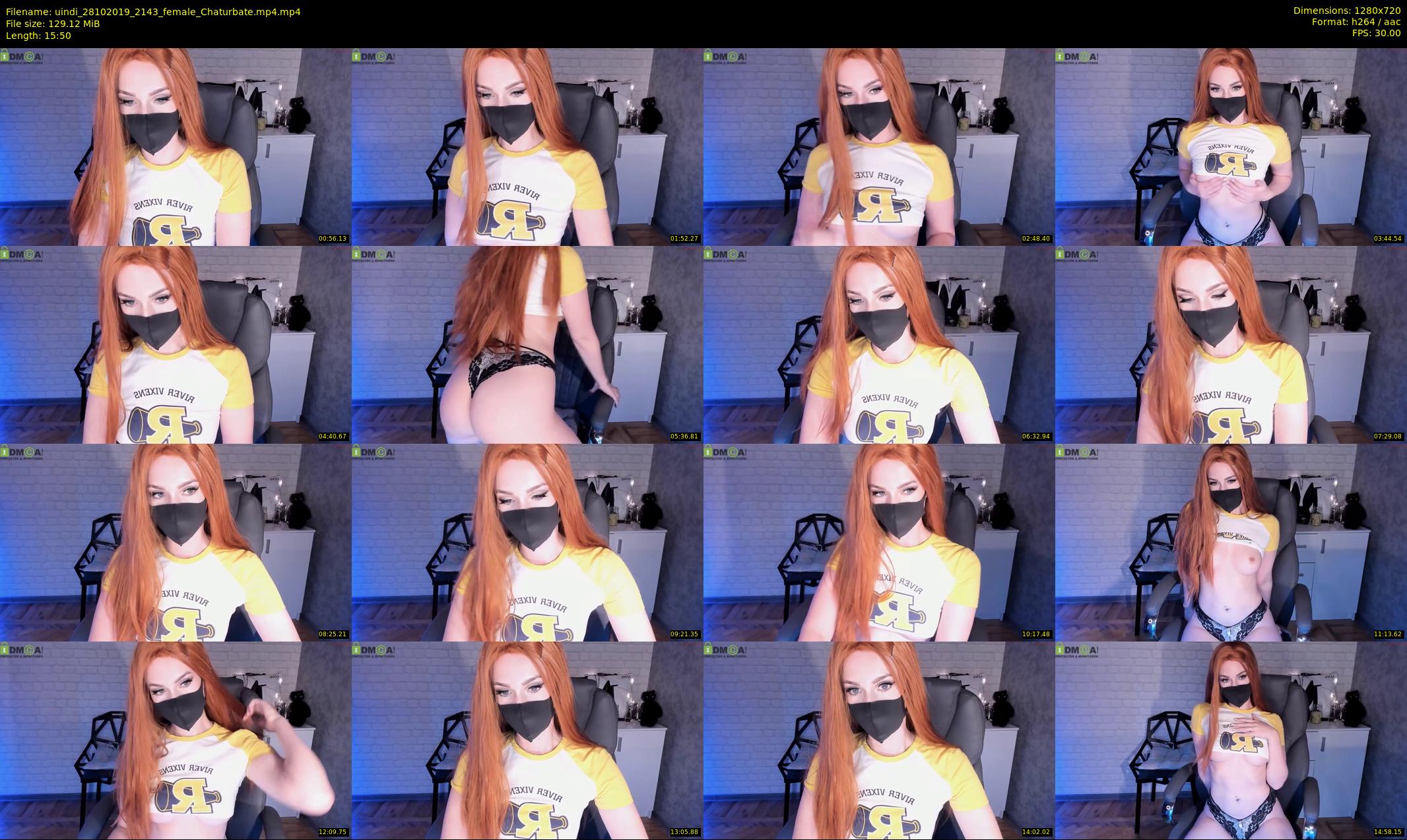 uindi — 16 minute Chaturbate female cam show recording, 720p, Oct 28, 2019