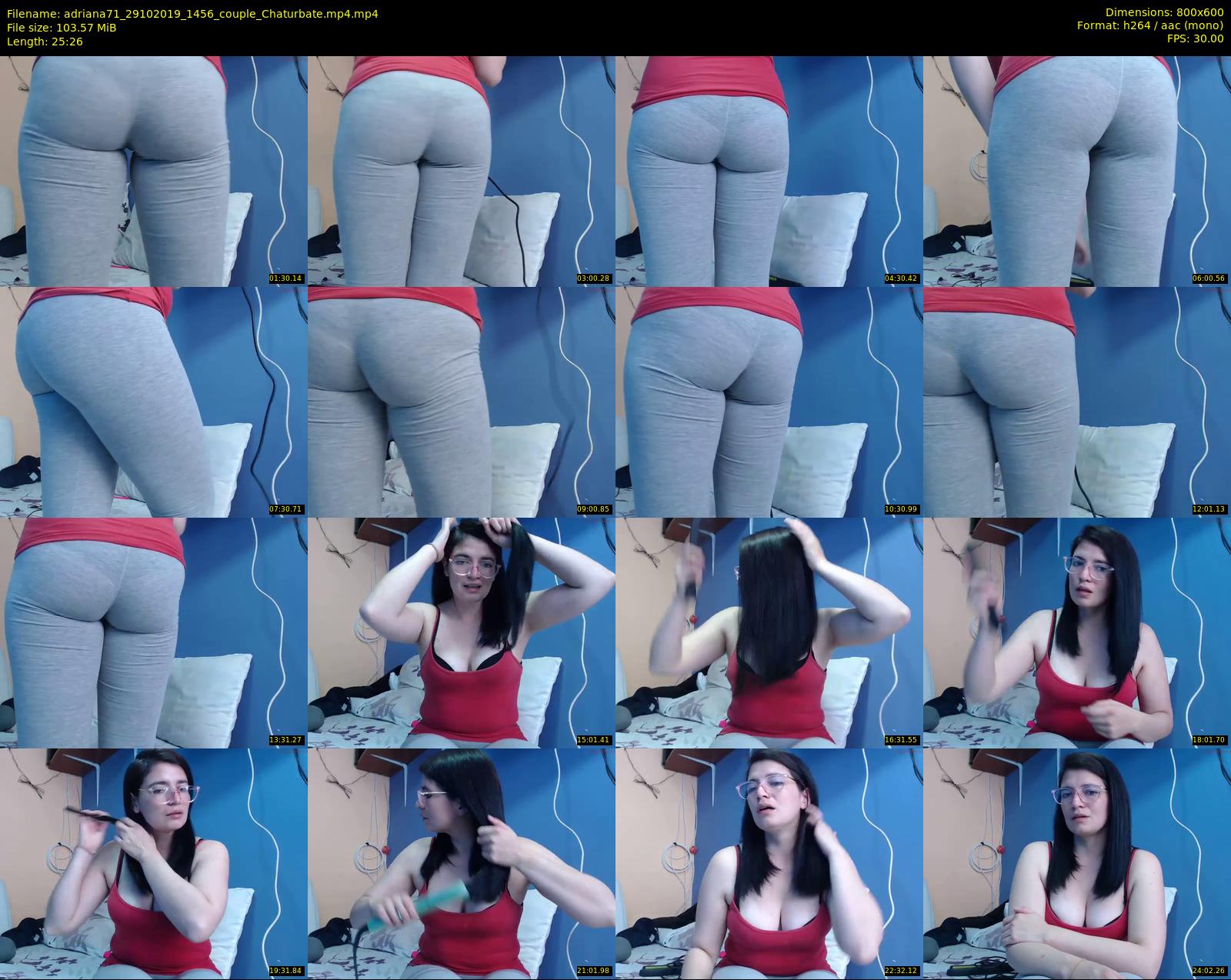 adriana71 — 26 minute Chaturbate couple cam show recording, 480p, Oct 29, 2019