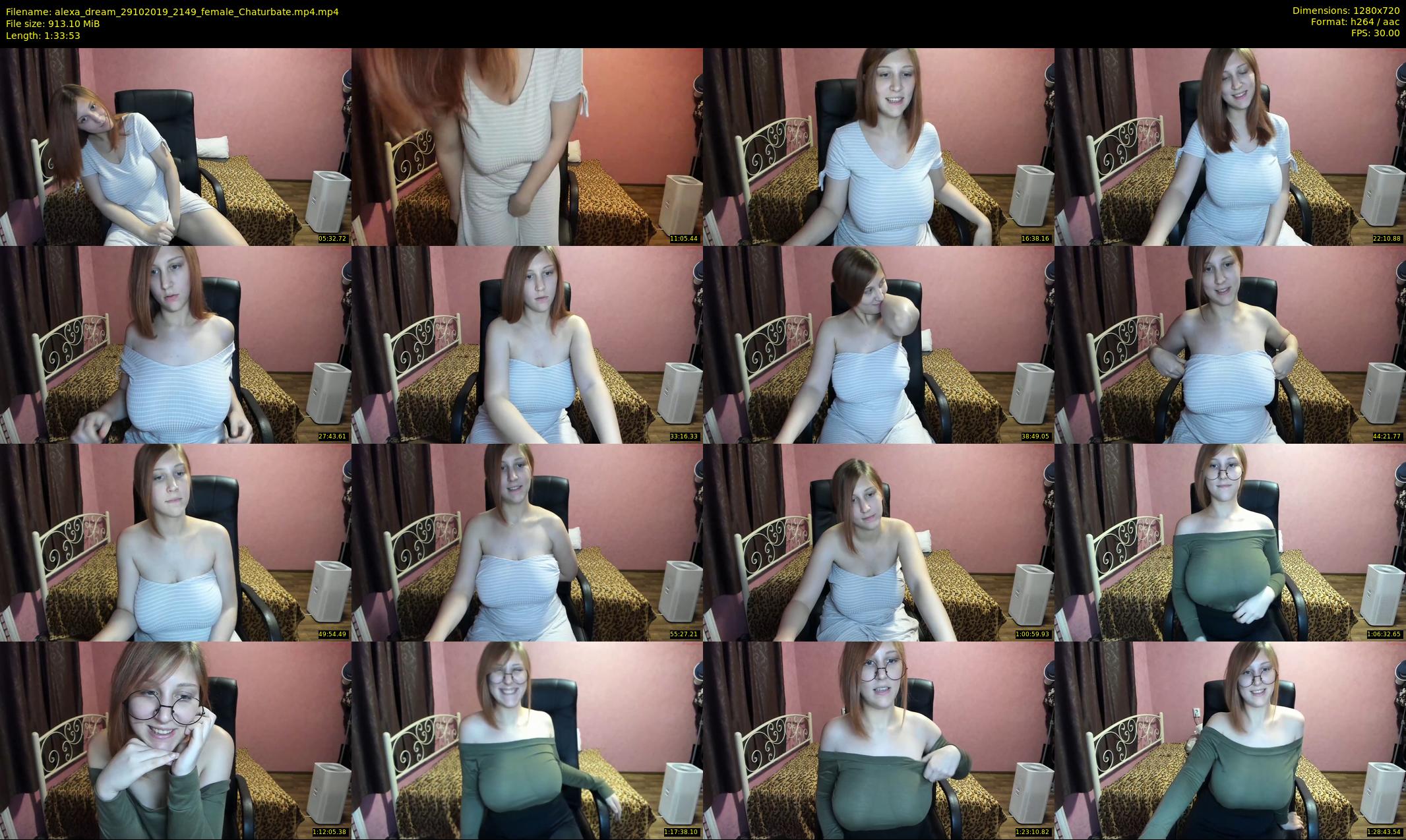 alexa_dream — 94 minute Chaturbate female cam show recording, 720p, Oct 29, 2019