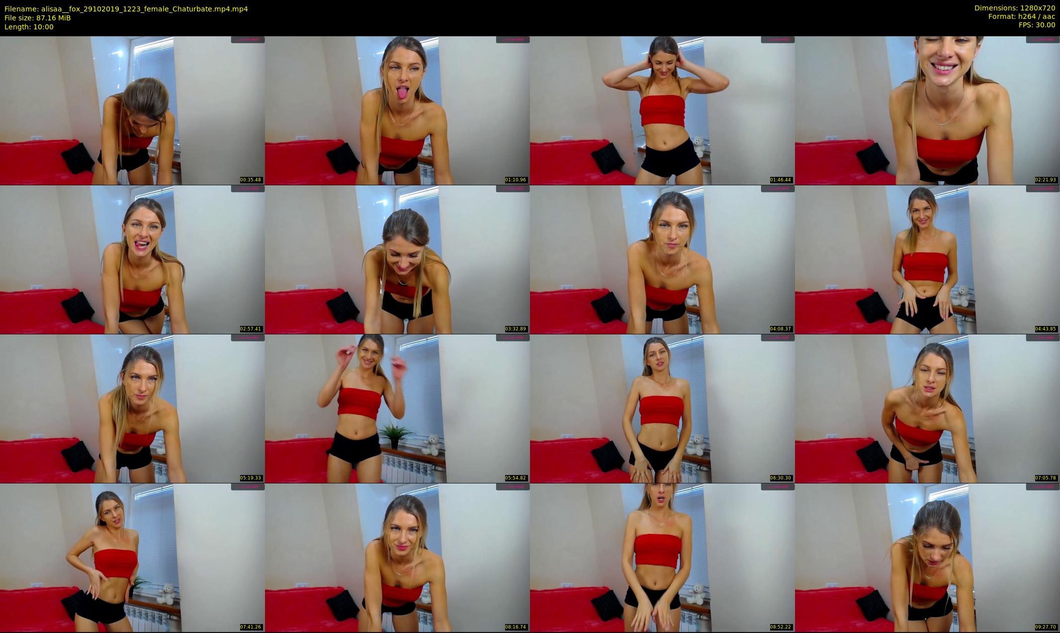 alisaa__fox — 10 minute Chaturbate female cam show recording, 720p, Oct 29, 2019