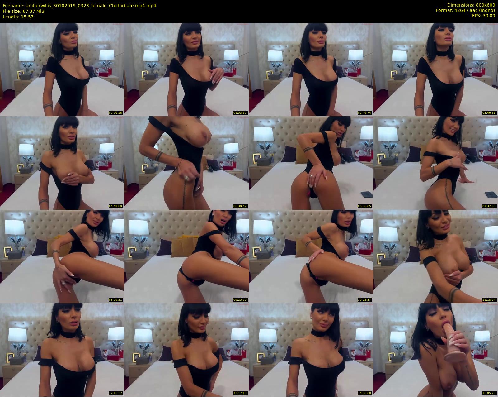 amberwillis — 16 minute Chaturbate female cam show recording, 480p, Oct 30, 2019