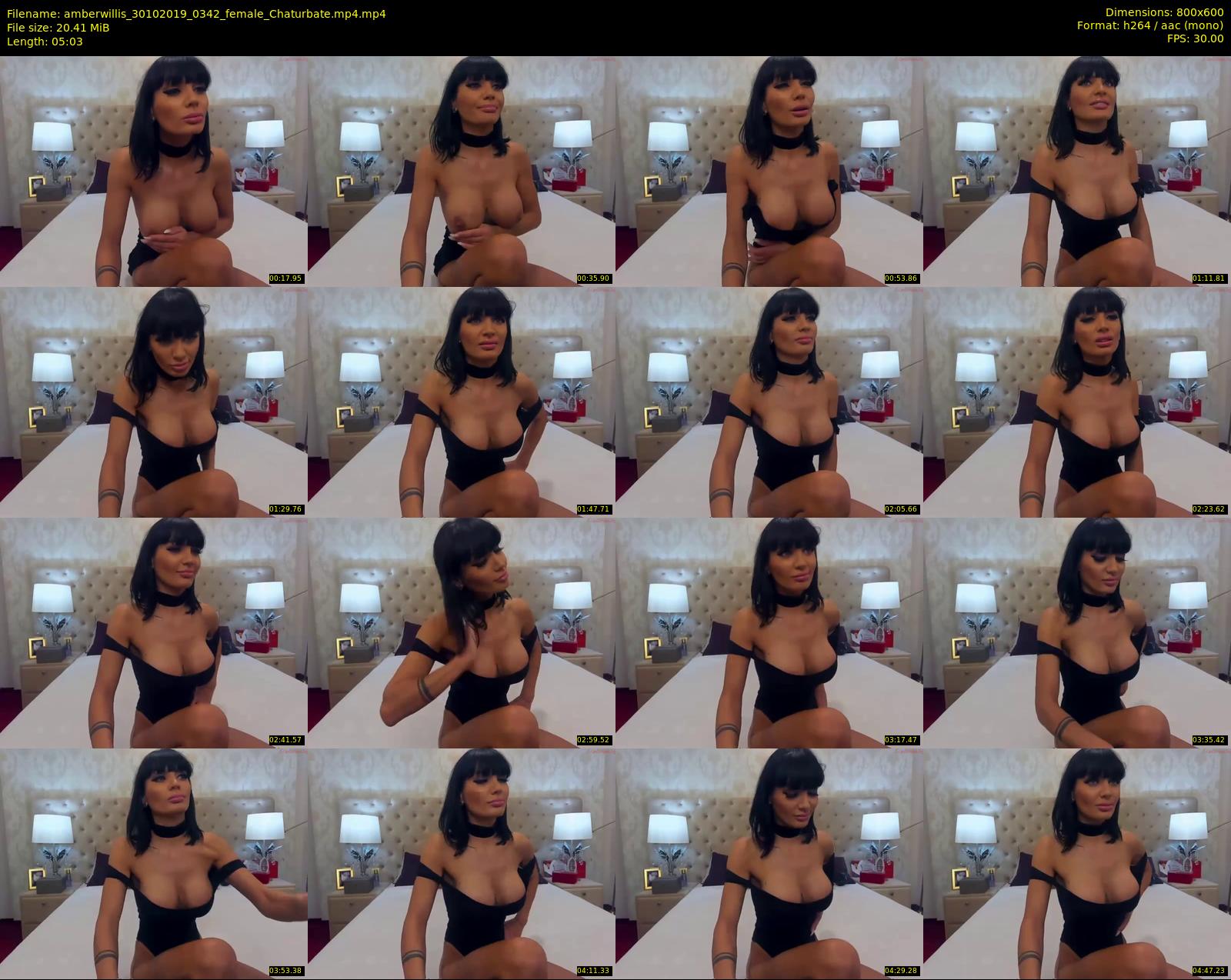 amberwillis — 6 minute Chaturbate female cam show recording, 480p, Oct 30, 2019