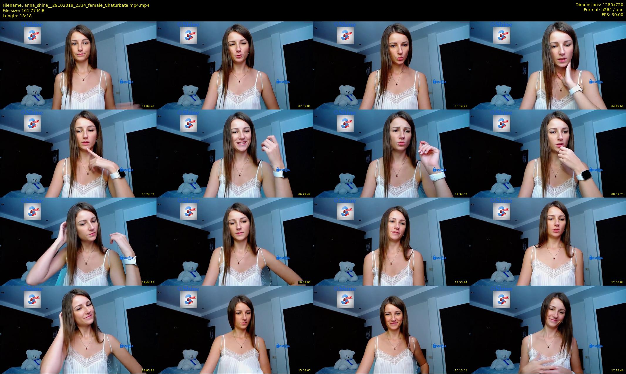 anna_shine_ — 19 minute Chaturbate female cam show recording, 720p, Oct 29, 2019