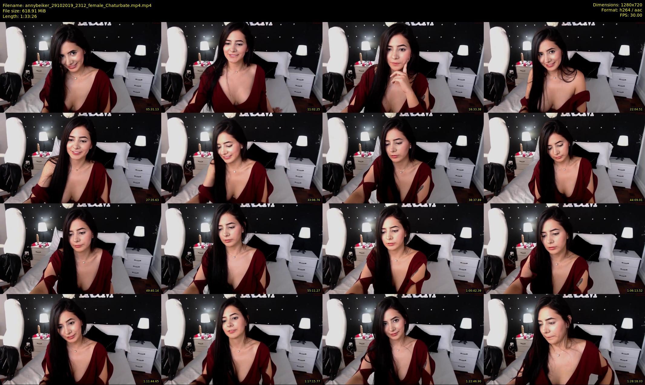 annybeiker — 94 minute Chaturbate female cam show recording, 720p, Oct 29, 2019