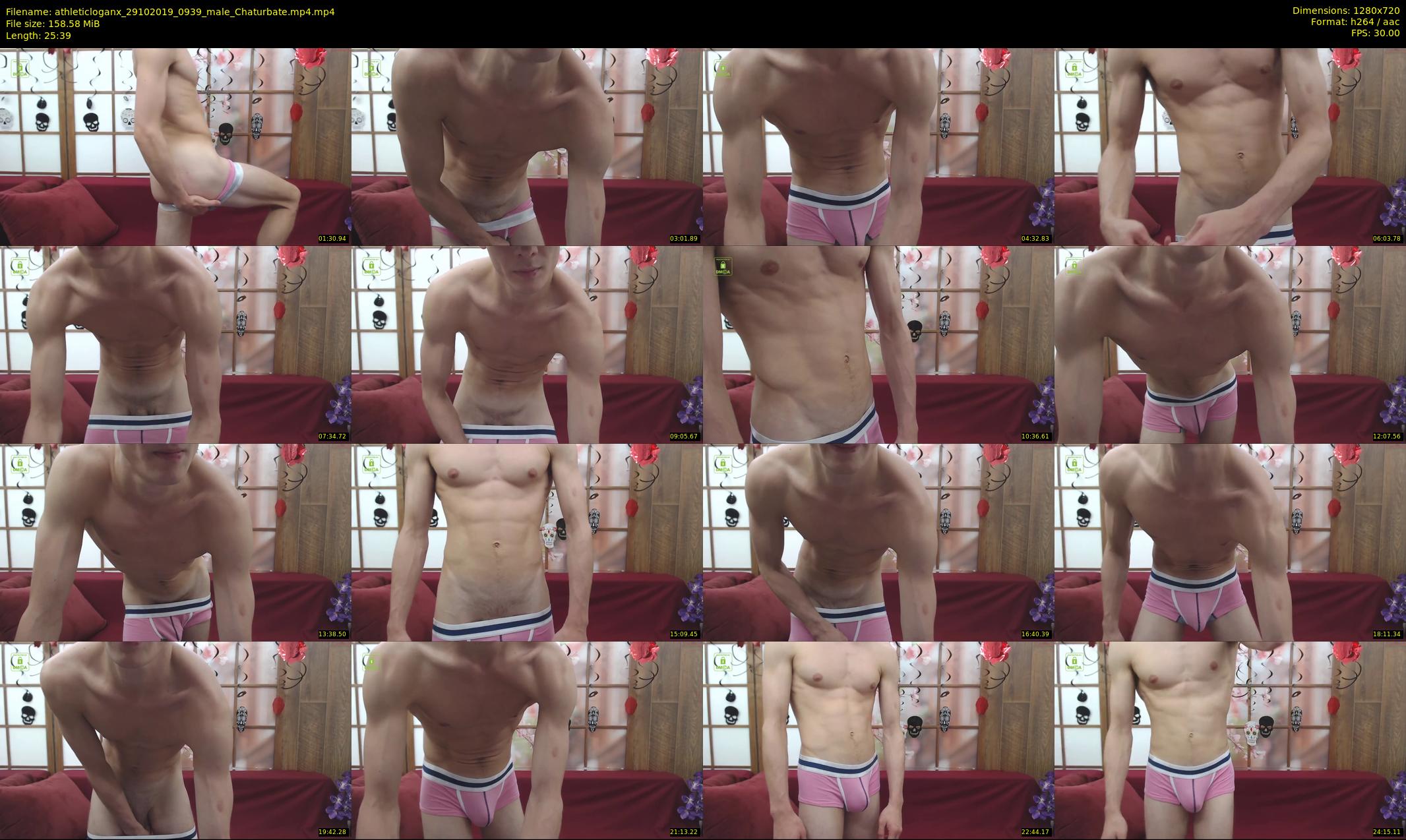 athleticloganx — 26 minute Chaturbate male cam show recording, 720p, Oct 29, 2019