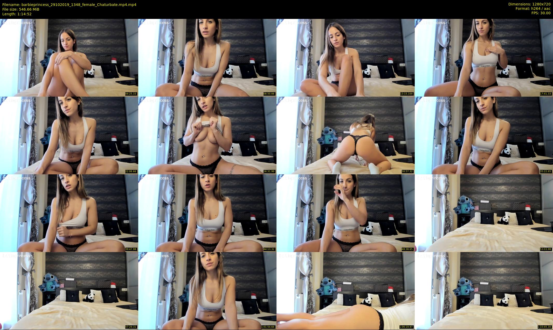 barbieprincess — 75 minute Chaturbate female cam show recording, 720p, Oct 29, 2019