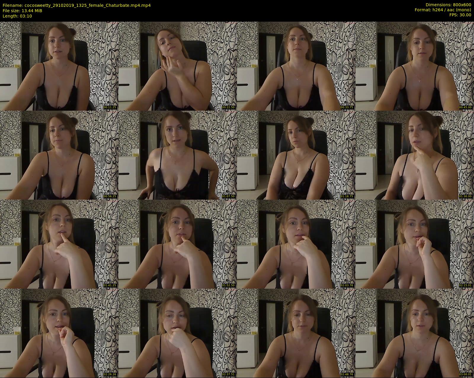cocosweetty — 4 minute Chaturbate female cam show recording, 480p, Oct 29, 2019