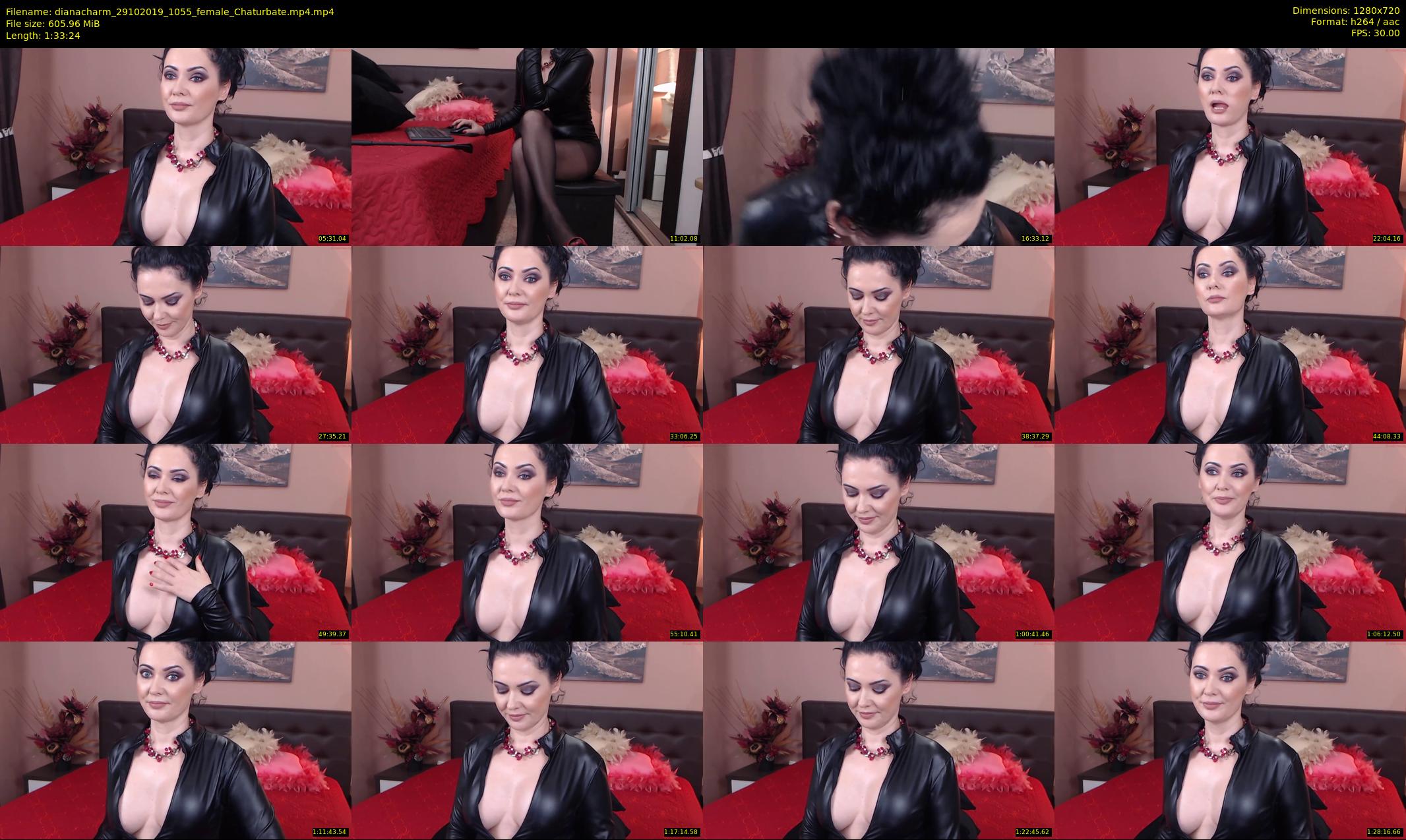 dianacharm — 94 minute Chaturbate female cam show recording, 720p, Oct 29, 2019