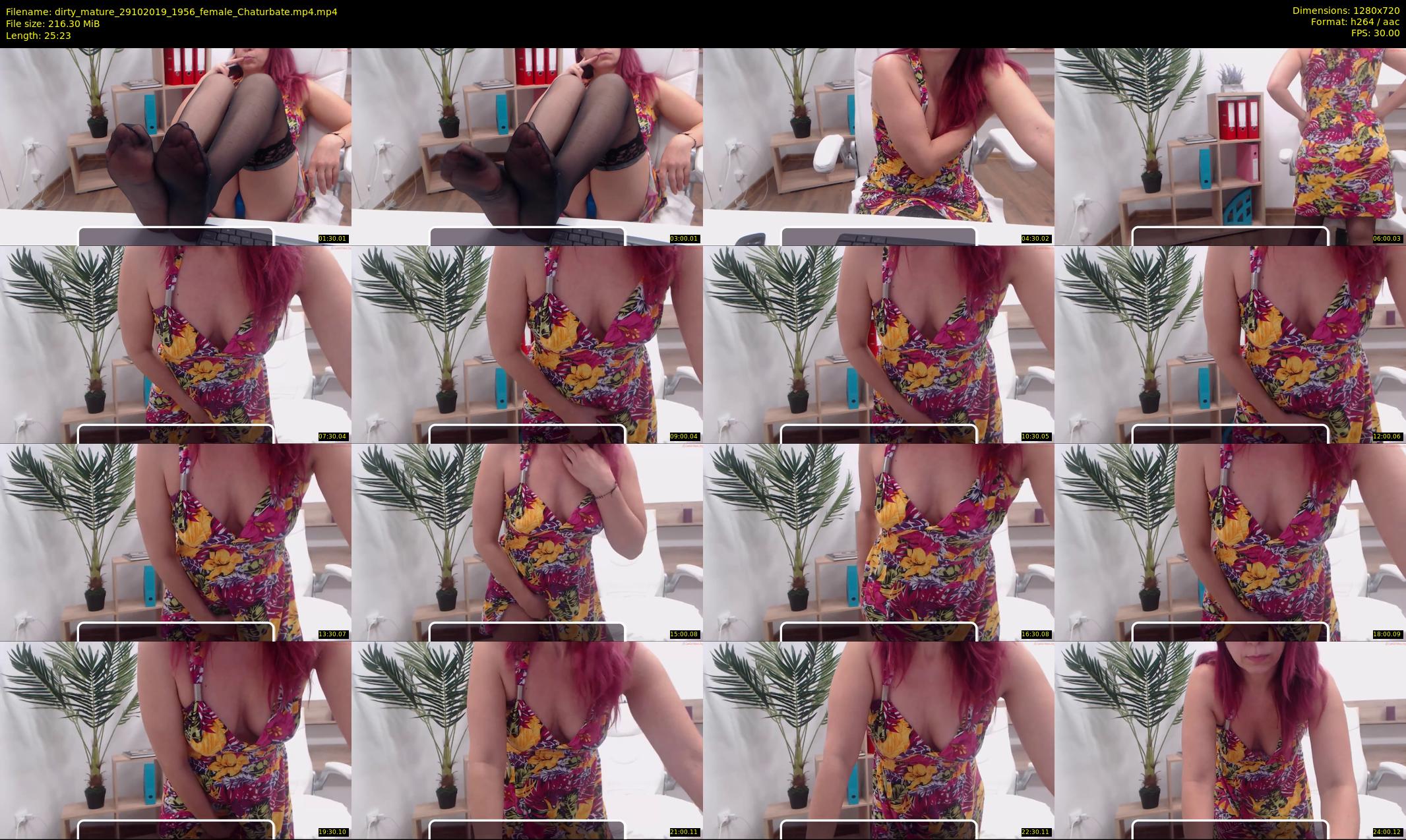 dirty_mature — 26 minute Chaturbate female cam show recording, 720p, Oct 29, 2019