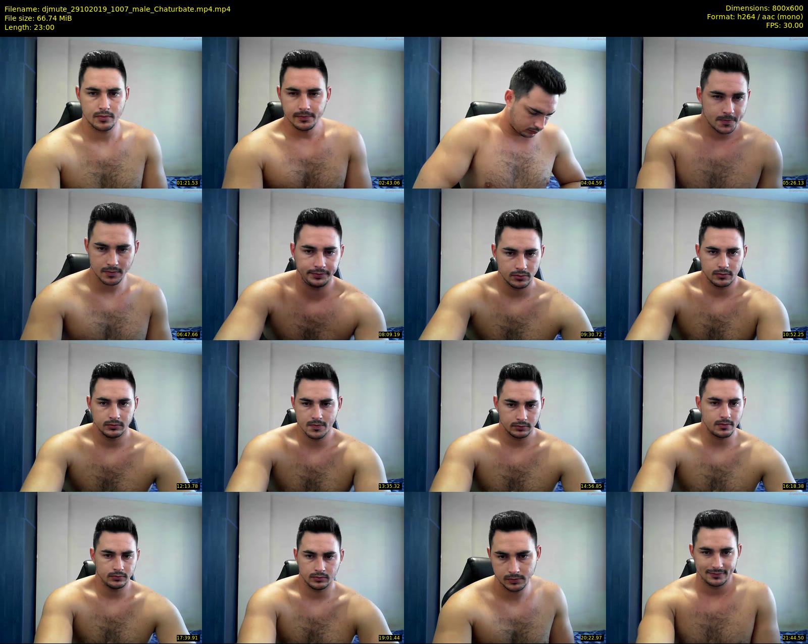 djmute — 23 minute Chaturbate male cam show recording, 480p, Oct 29, 2019