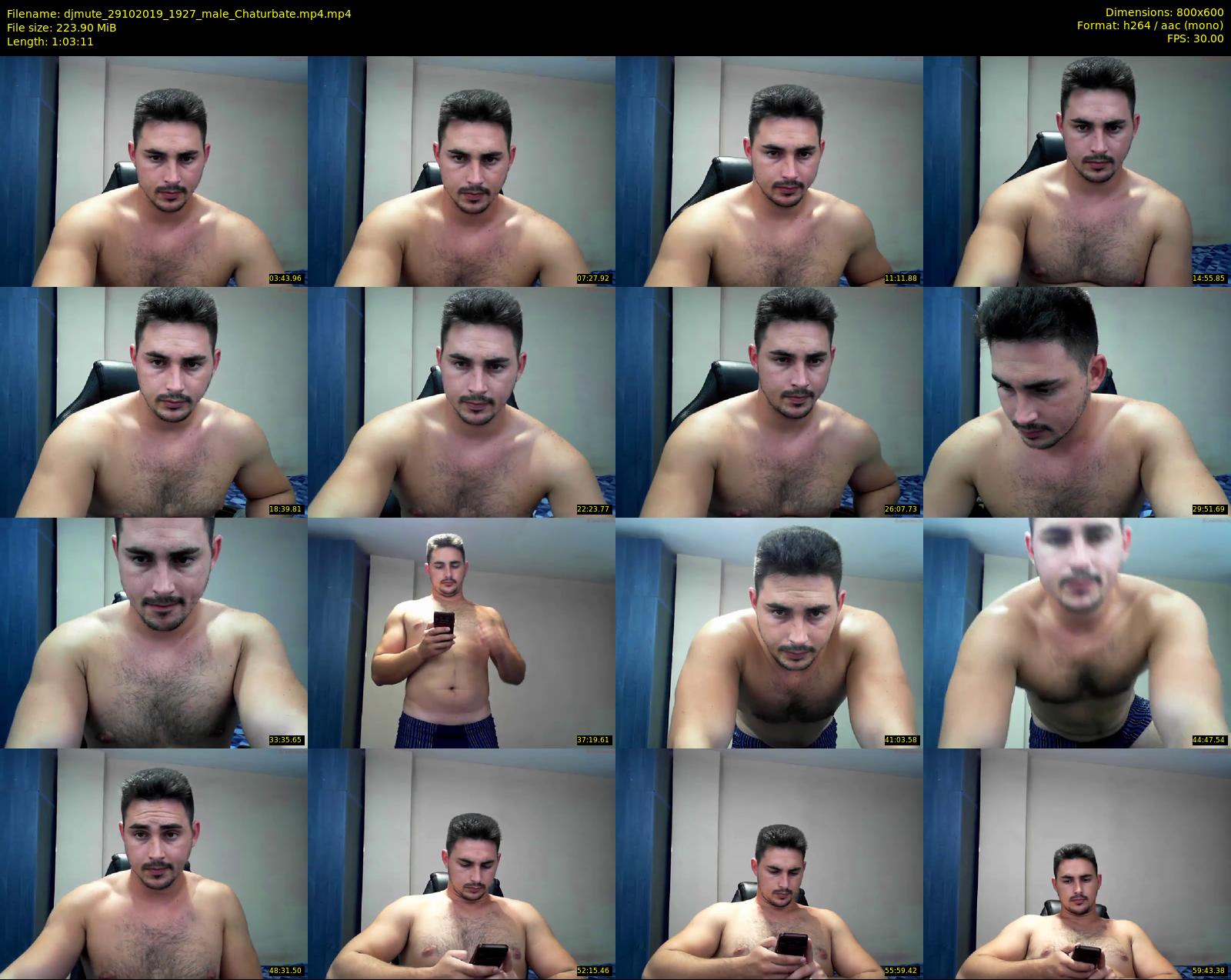 djmute — 64 minute Chaturbate male cam show recording, 480p, Oct 29, 2019