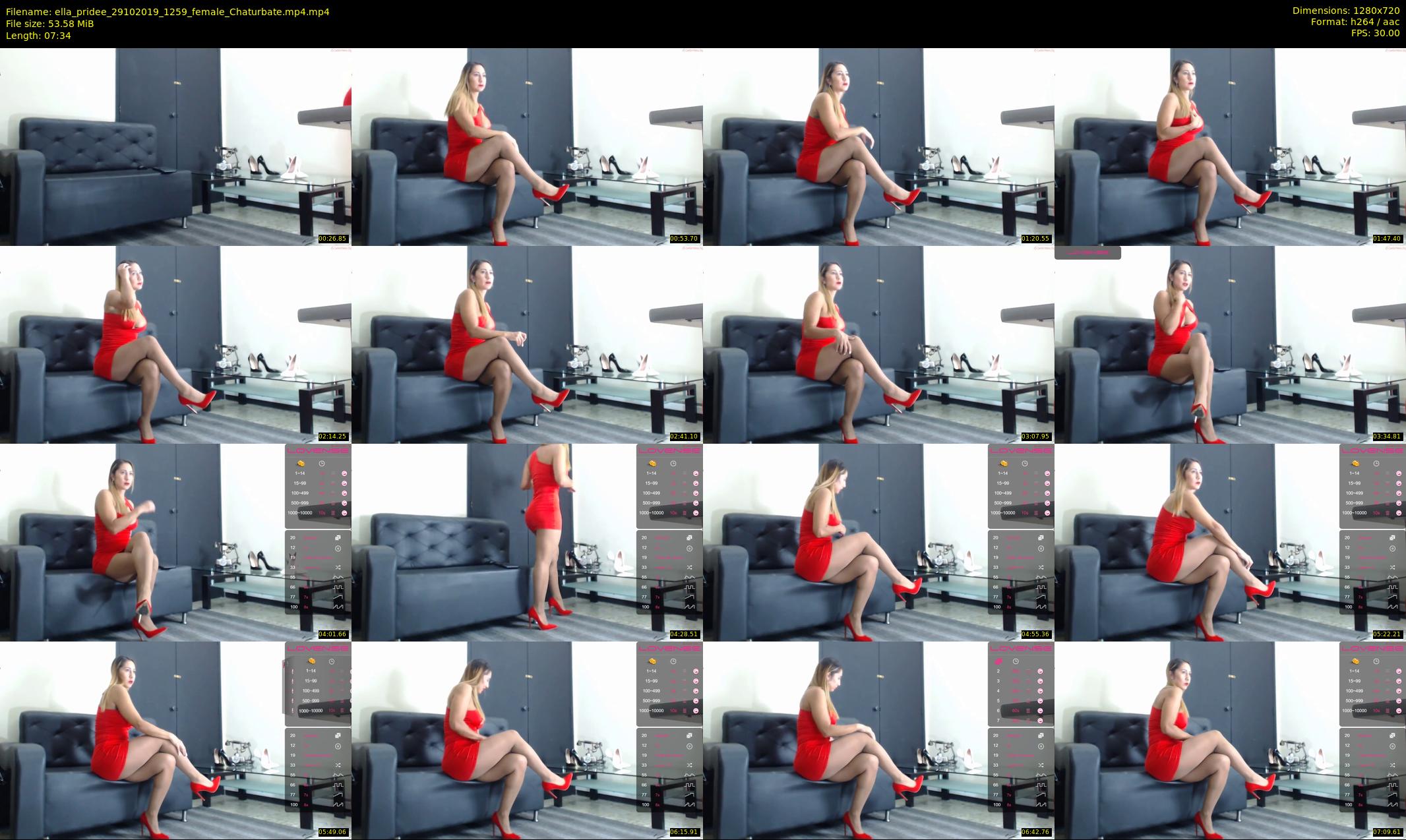 ella_pridee — 8 minute Chaturbate female cam show recording, 720p, Oct 29, 2019