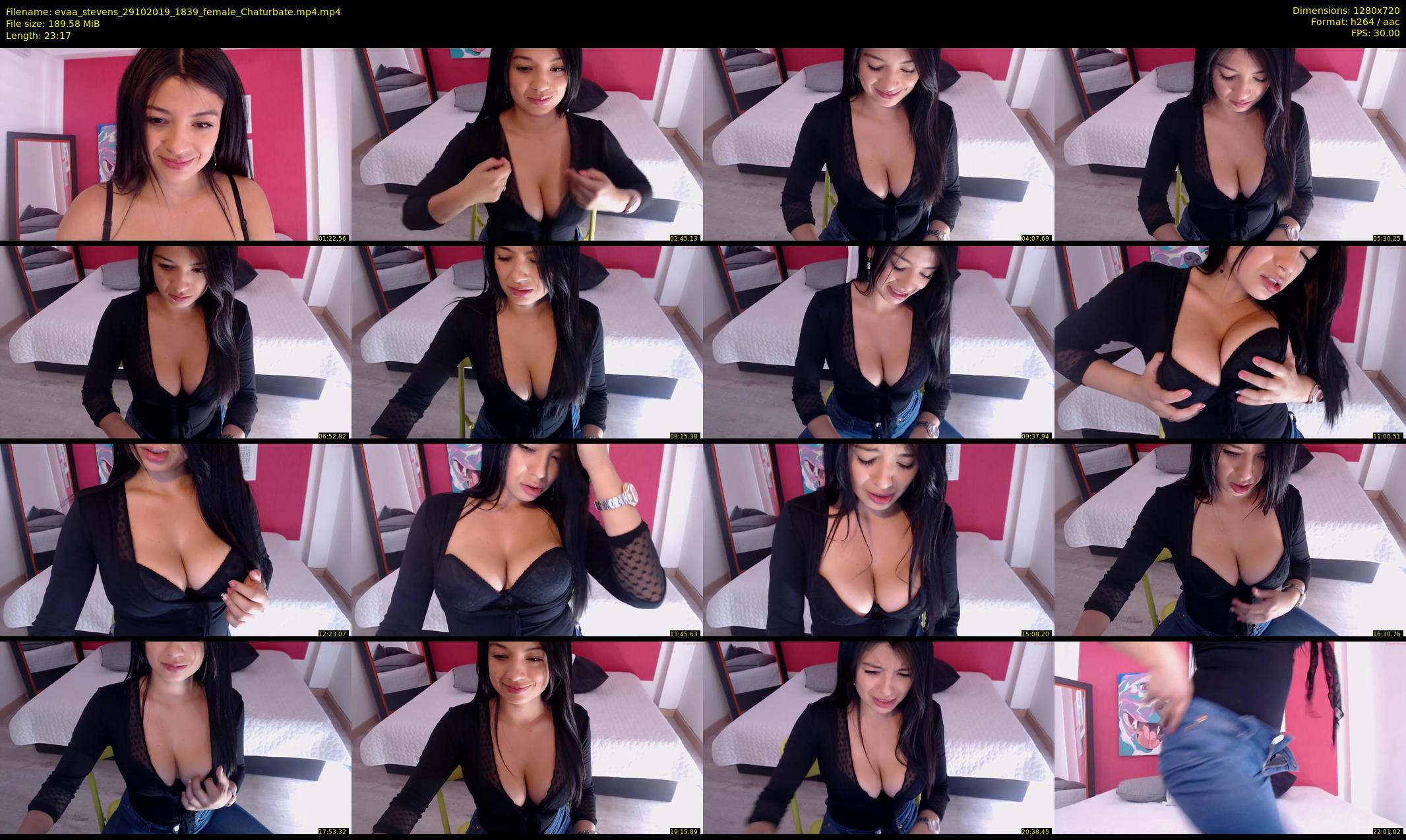 evaa_stevens — 24 minute Chaturbate female cam show recording, 720p, Oct 29, 2019