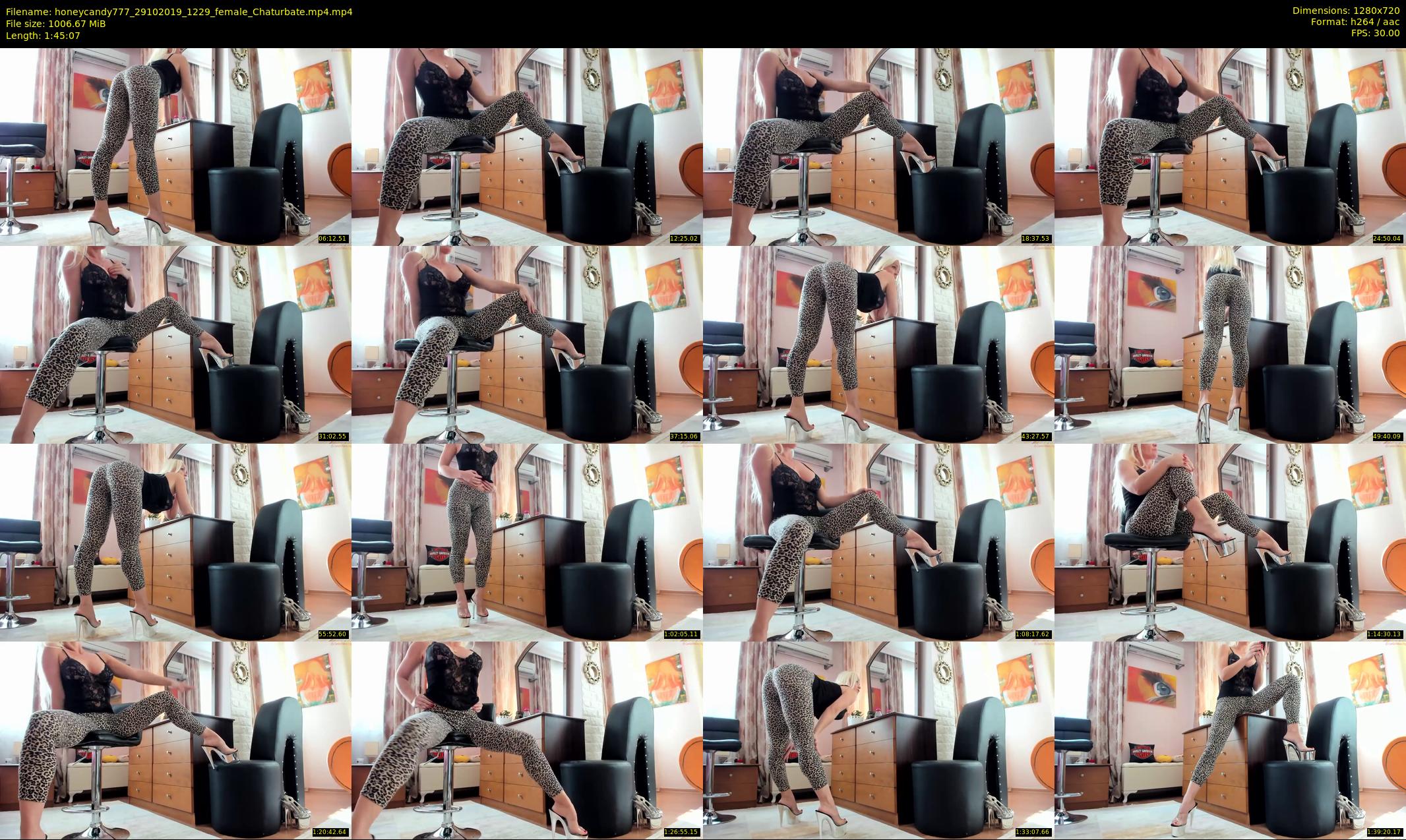 honeycandy777 — 106 minute Chaturbate couple cam show recording, 720p, Oct 29, 2019