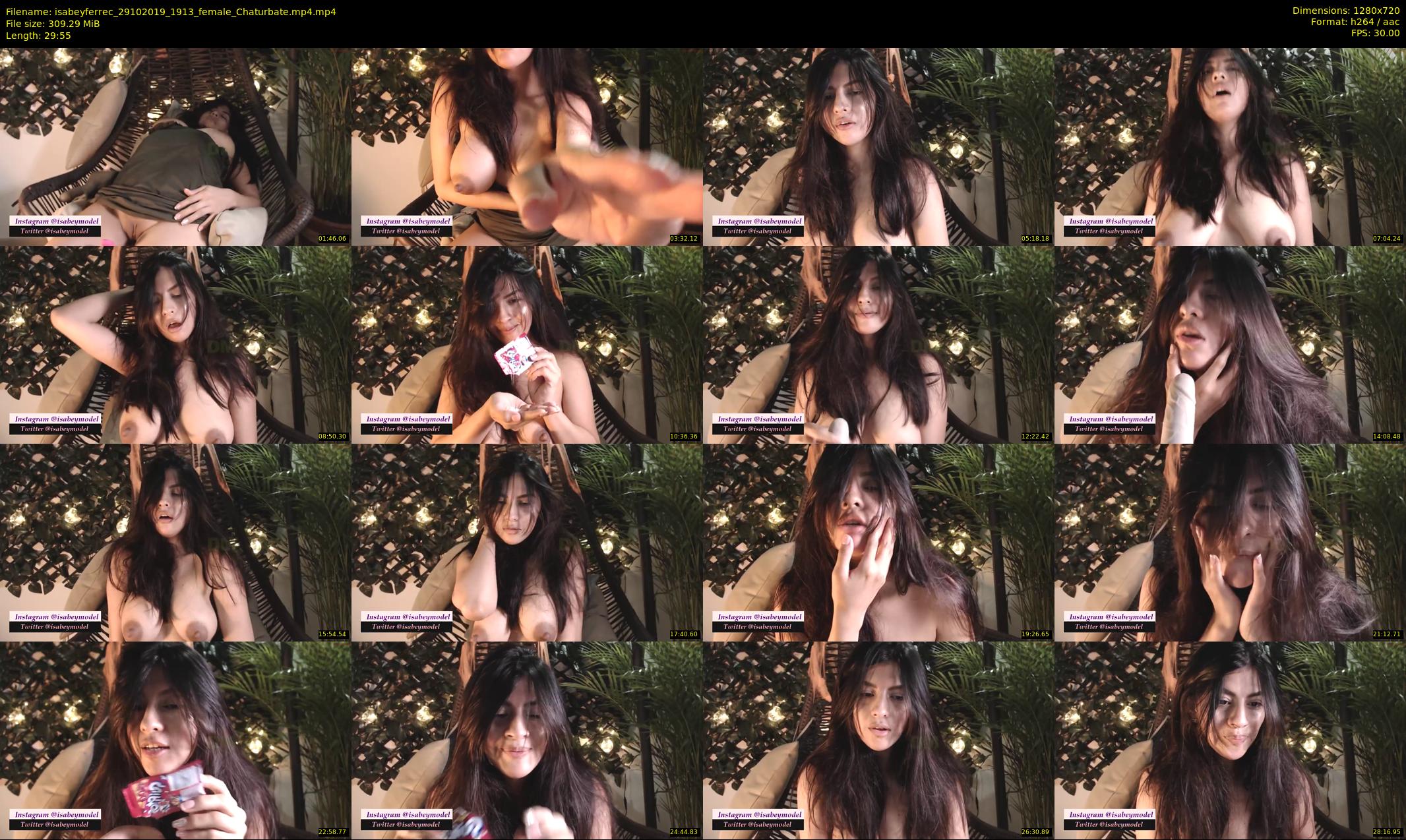 isabeyferrec — 30 minute Chaturbate female cam show recording, 720p, Oct 29, 2019