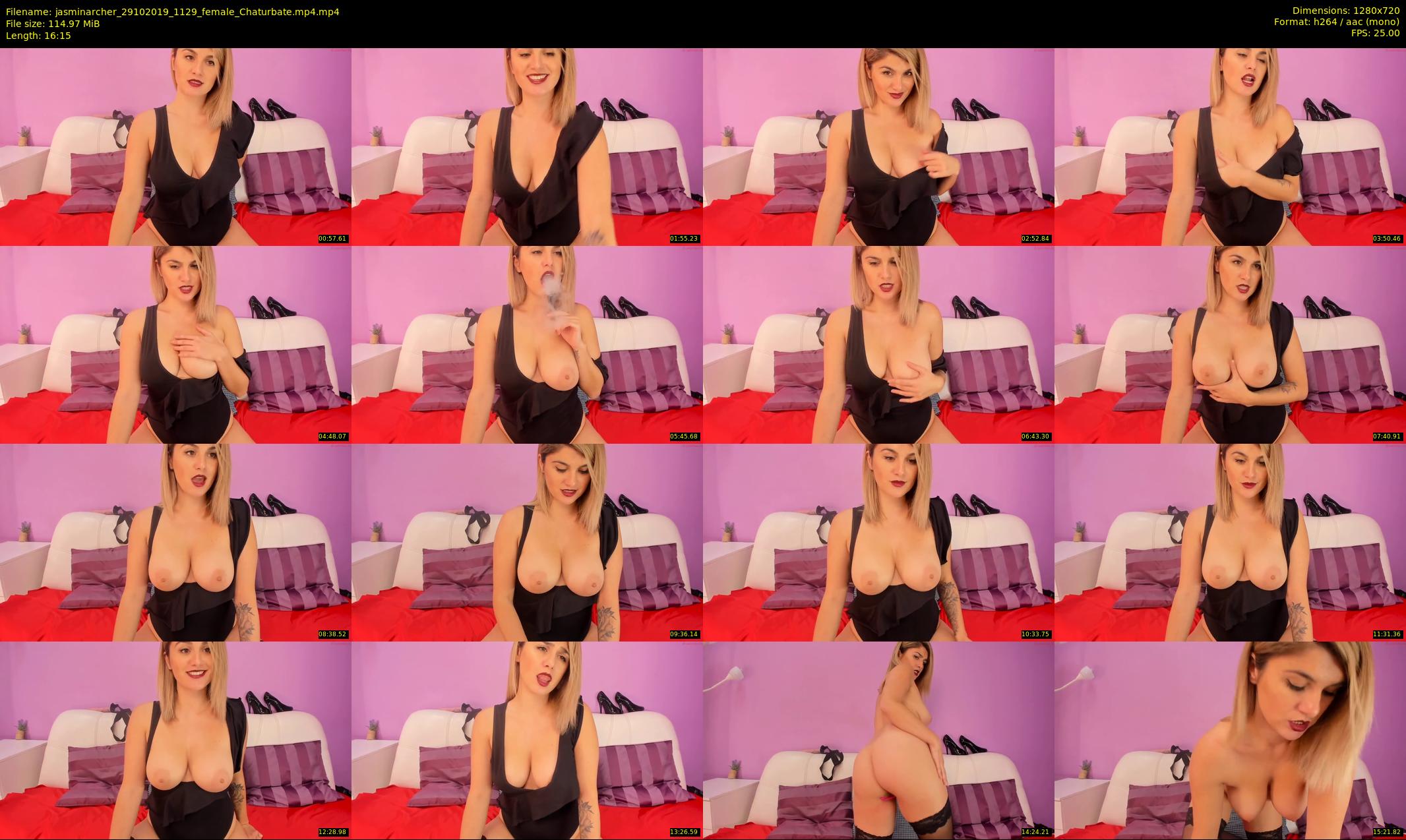 jasminarcher — 17 minute Chaturbate female cam show recording, 720p, Oct 29, 2019