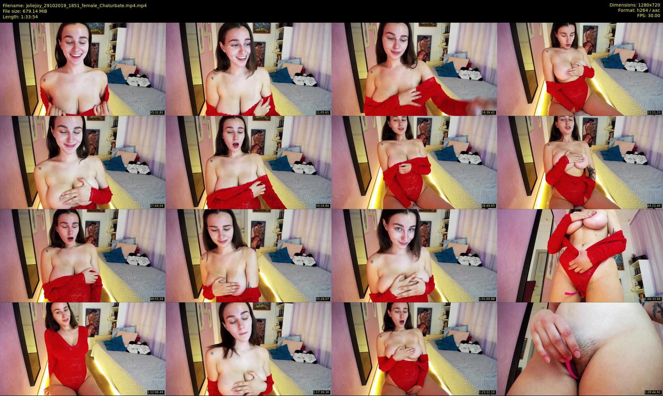joliejoy — 94 minute Chaturbate female cam show recording, 720p, Oct 29, 2019