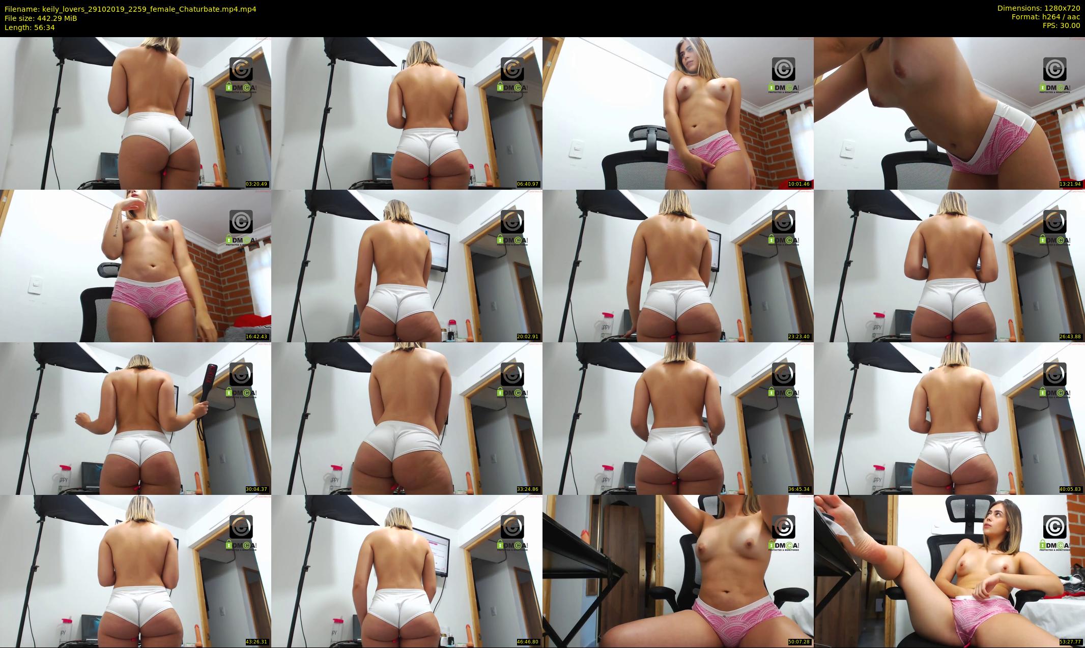 keily_lovers — 57 minute Chaturbate female cam show recording, 720p, Oct 29, 2019
