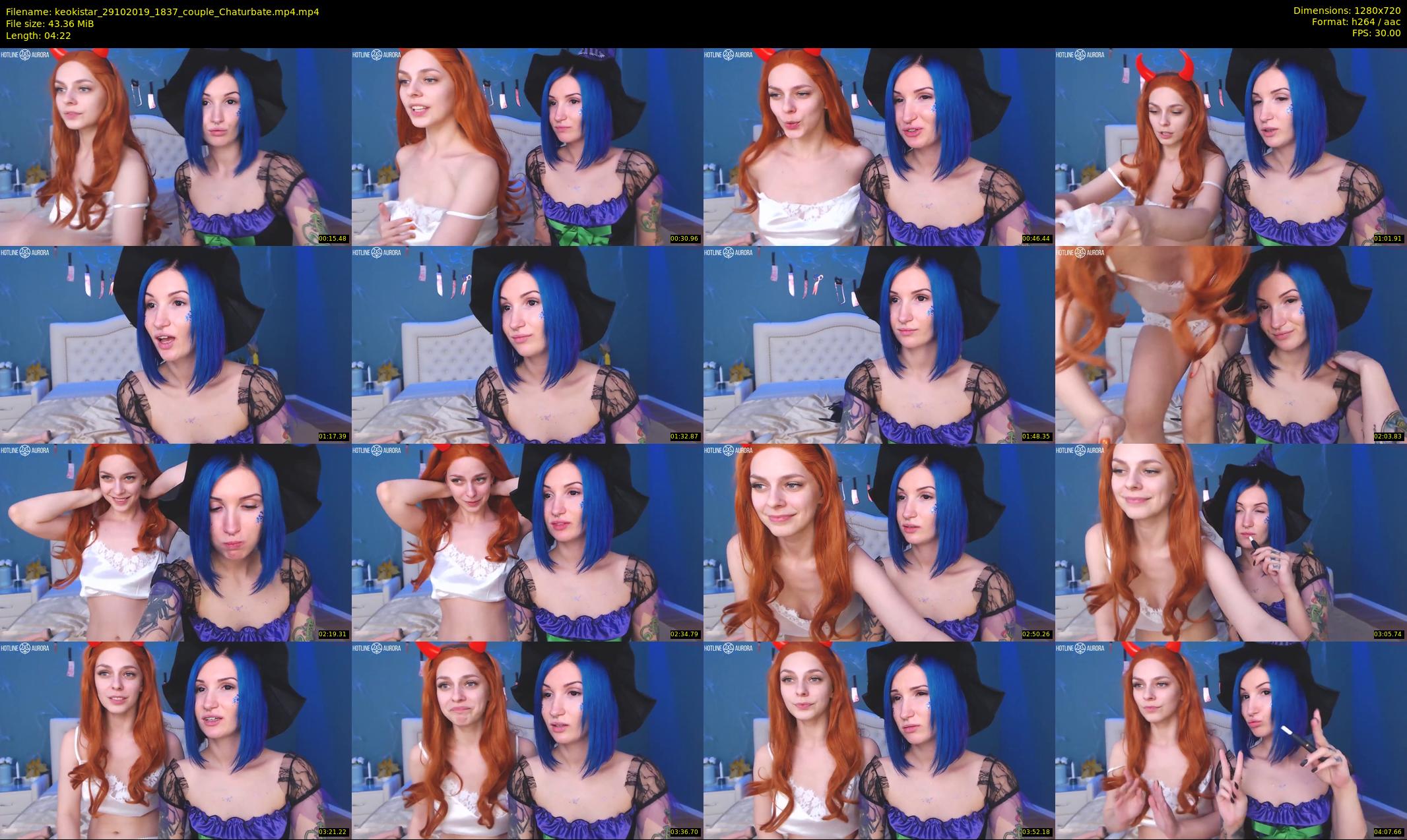 keokistar — 5 minute Chaturbate female cam show recording, 720p, Oct 29, 2019